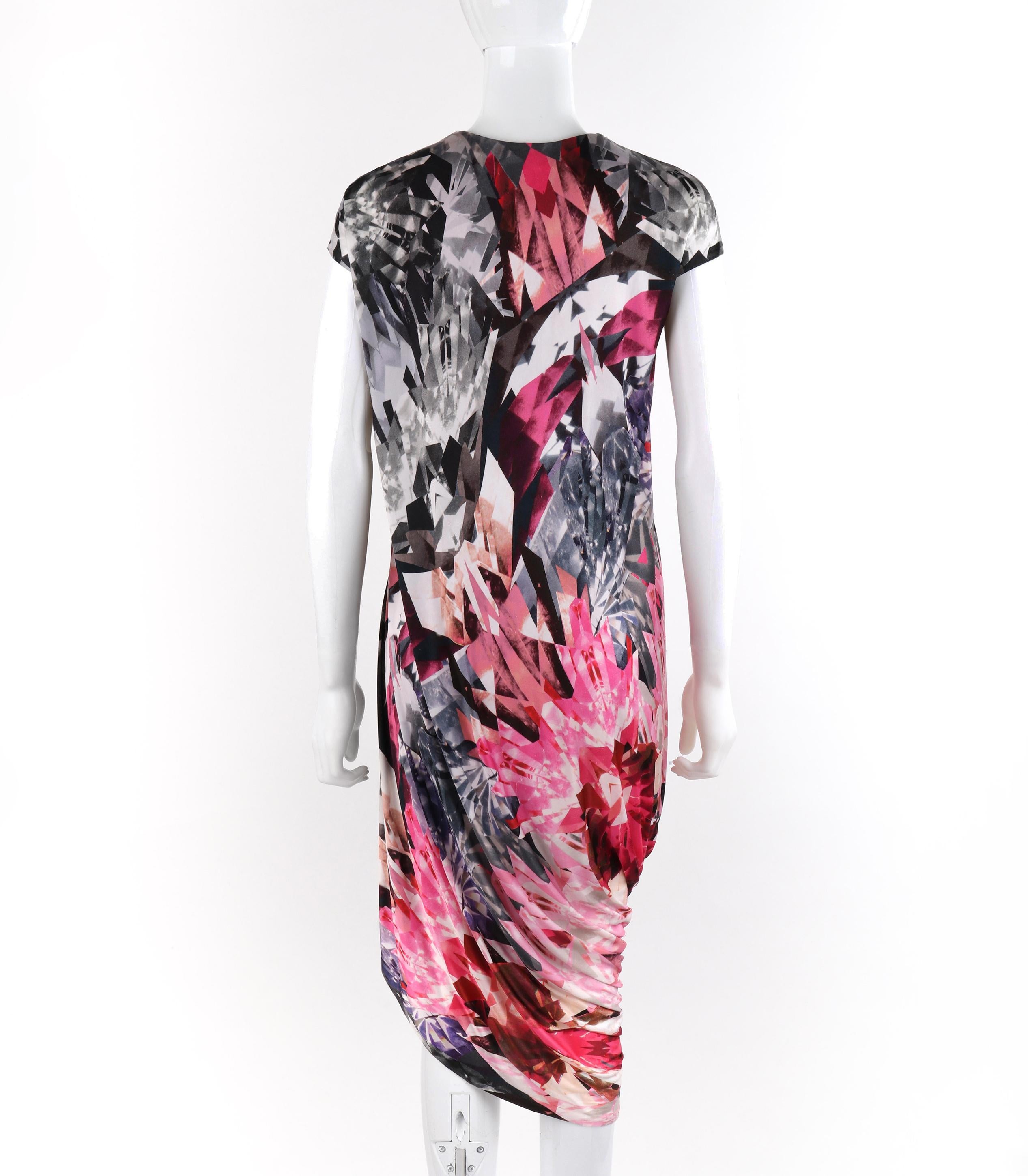 NWT S/S 2009 Alexander McQueen Kaleidoscope crystal dress For Sale 13