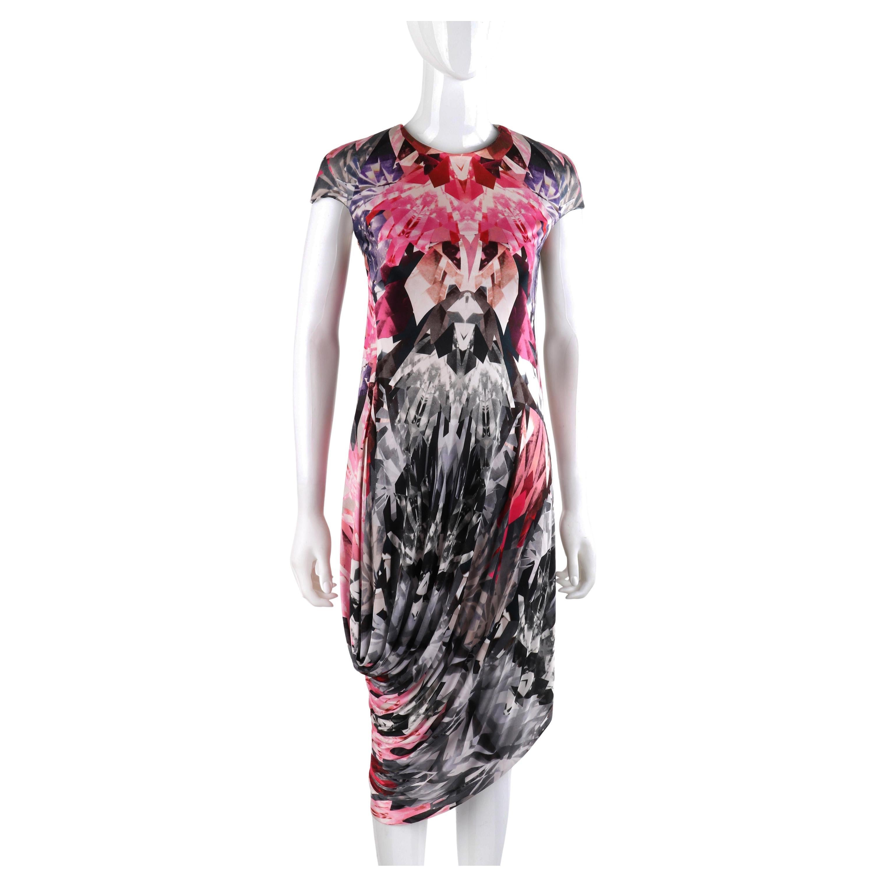 NWT S/S 2009 Alexander McQueen Kaleidoscope crystal dress For Sale