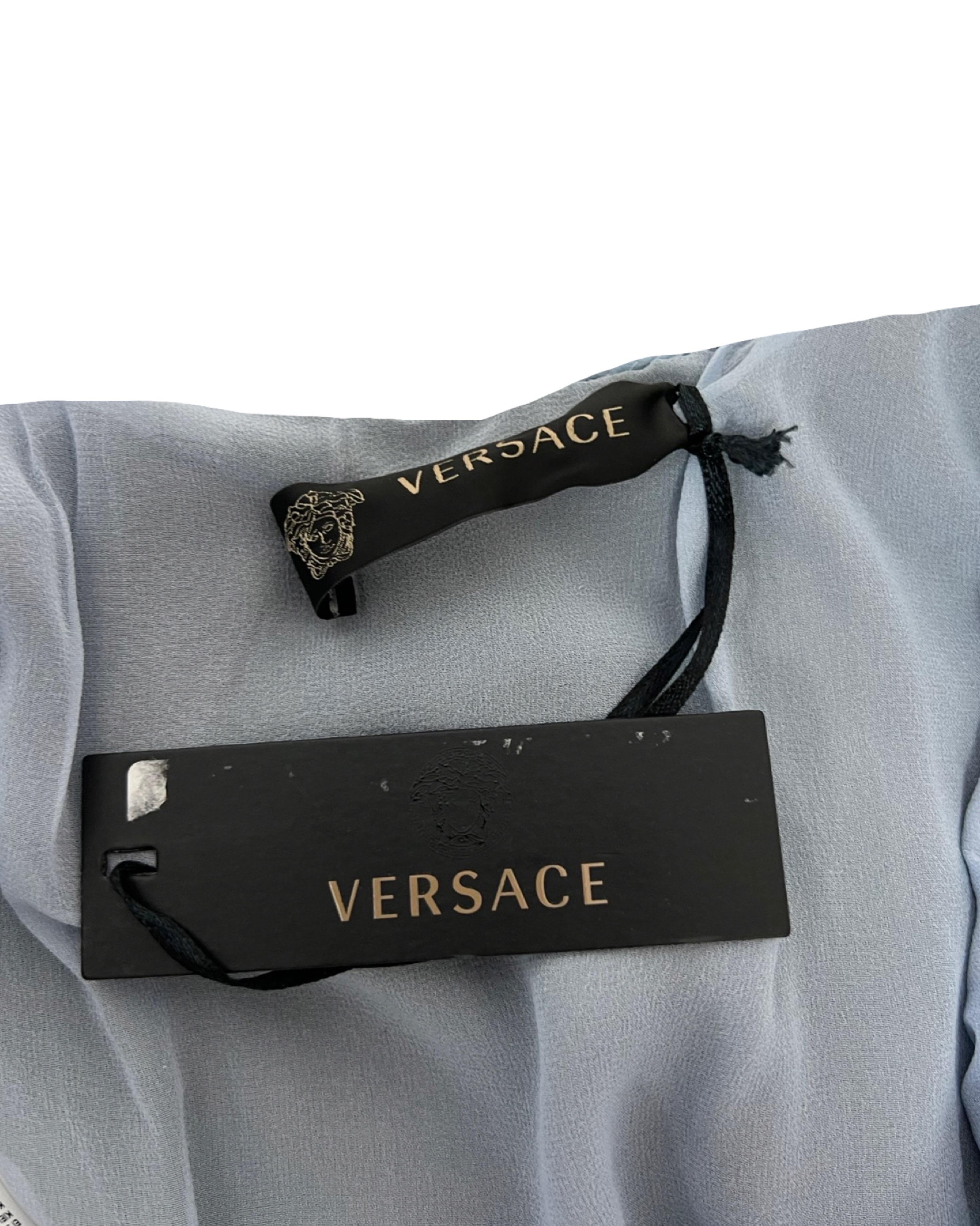 NWT SS 2017 Versace by Donatella Versace Embelisshed Mini Dress For Sale 2
