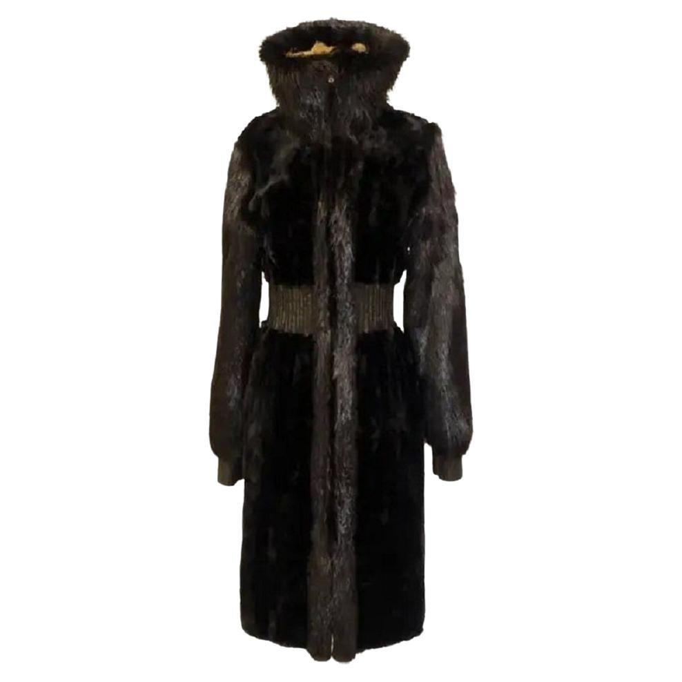 NWT Tom Ford for Yves Saint Laurent F/W 2003 Fur Coat French 38 - US 6 For Sale