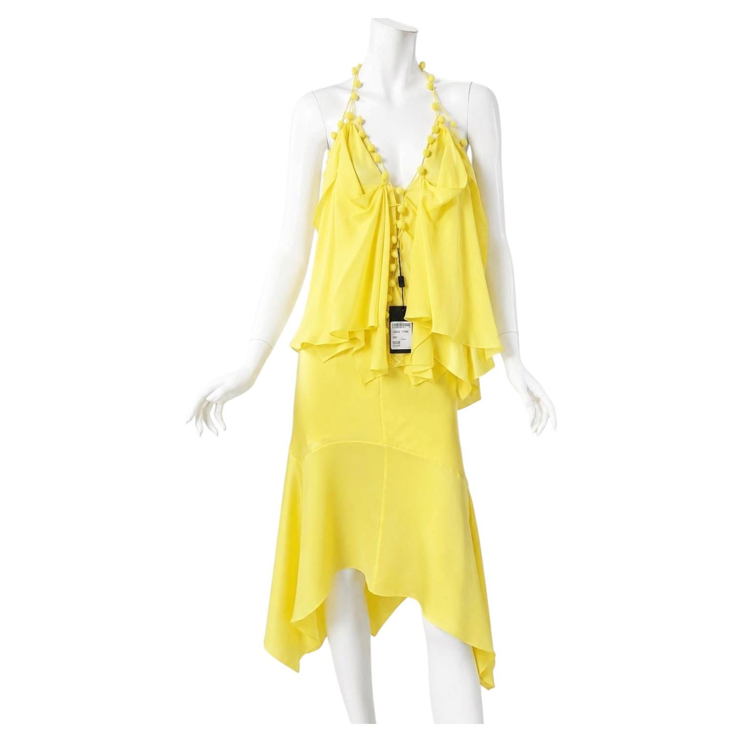 NWT Tom Ford x Yves Saint Laurent Rive Gauche SS 2004 Laufsteg-Rock-Set, Größe 42 (französische Größe)