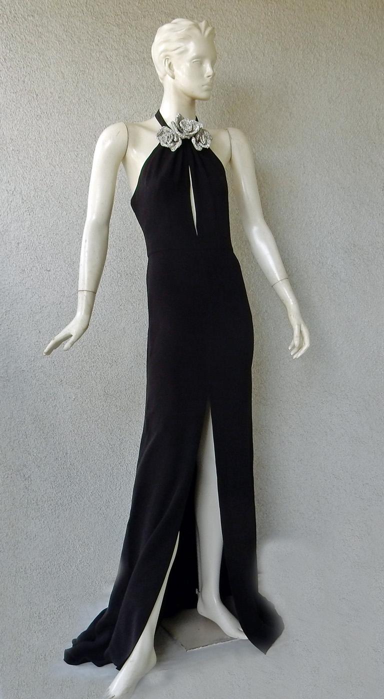 NWT Valentino Jewell Floral Cut-Out Dress Gown In condizioni Nuovo in vendita a Los Angeles, CA