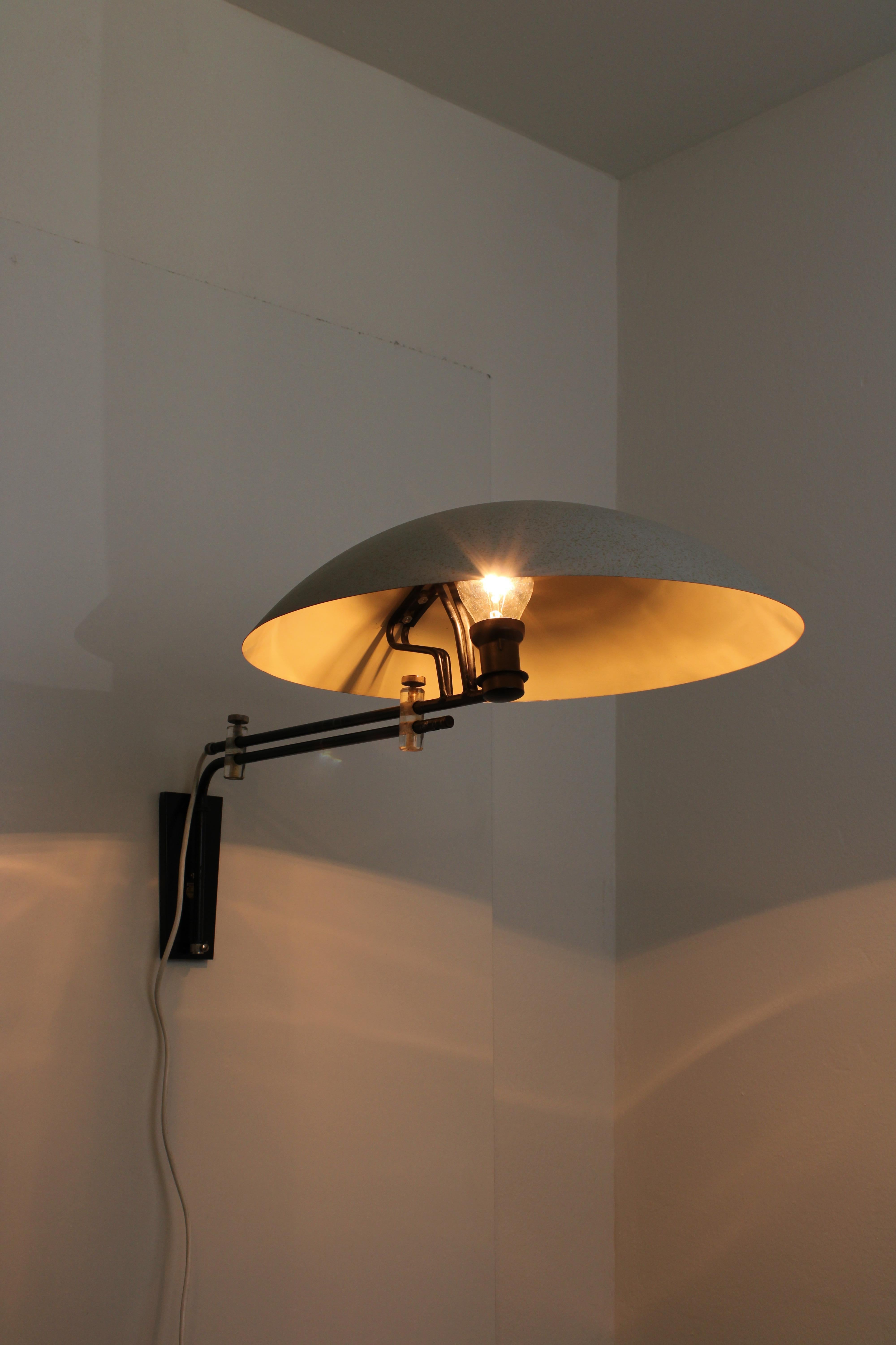 Mid-Century Modern Nx23 Wall Lamp by Louis Kalff for Philips, 1954 For Sale