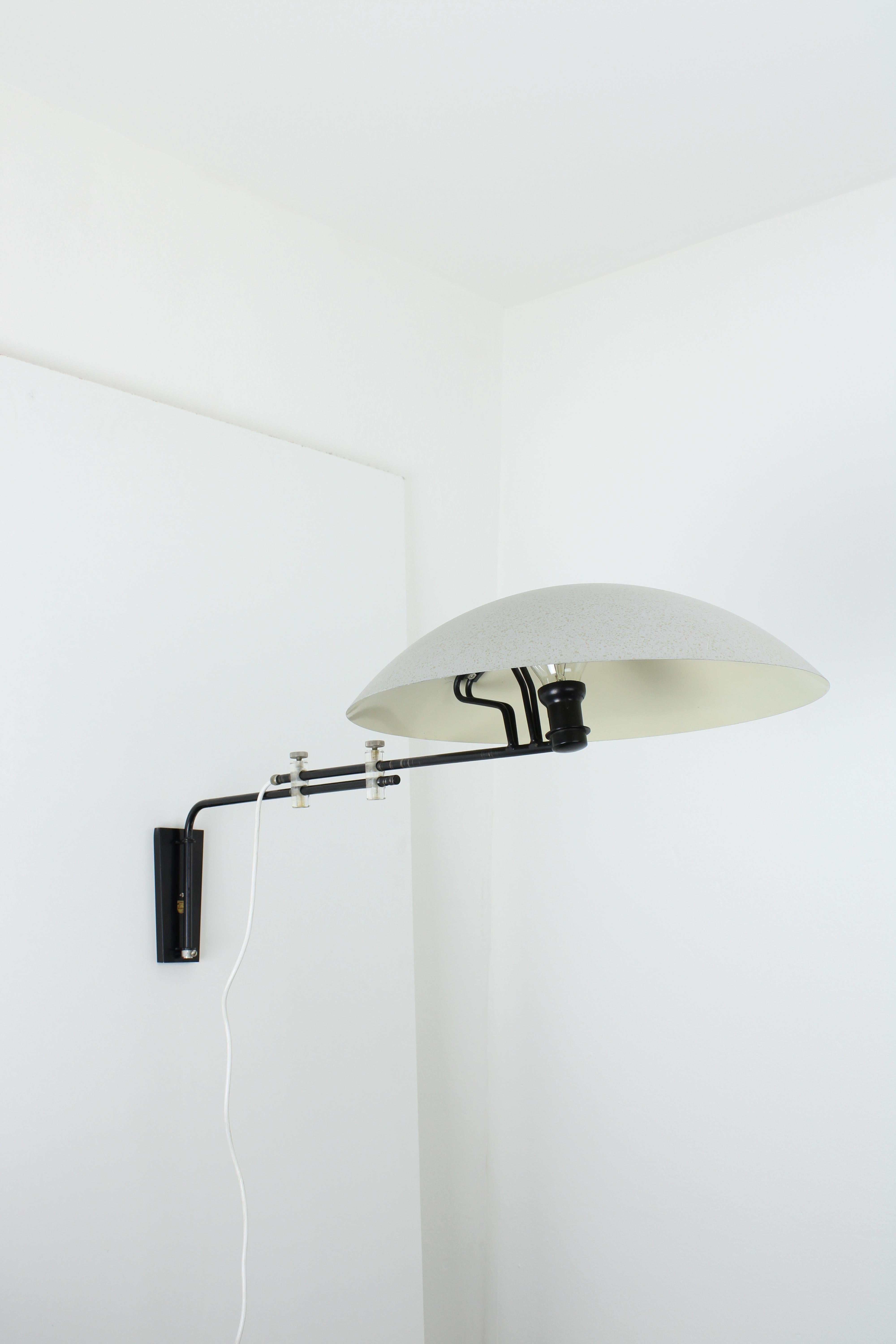 Dutch Nx23 Wall Lamp by Louis Kalff for Philips, 1954 For Sale