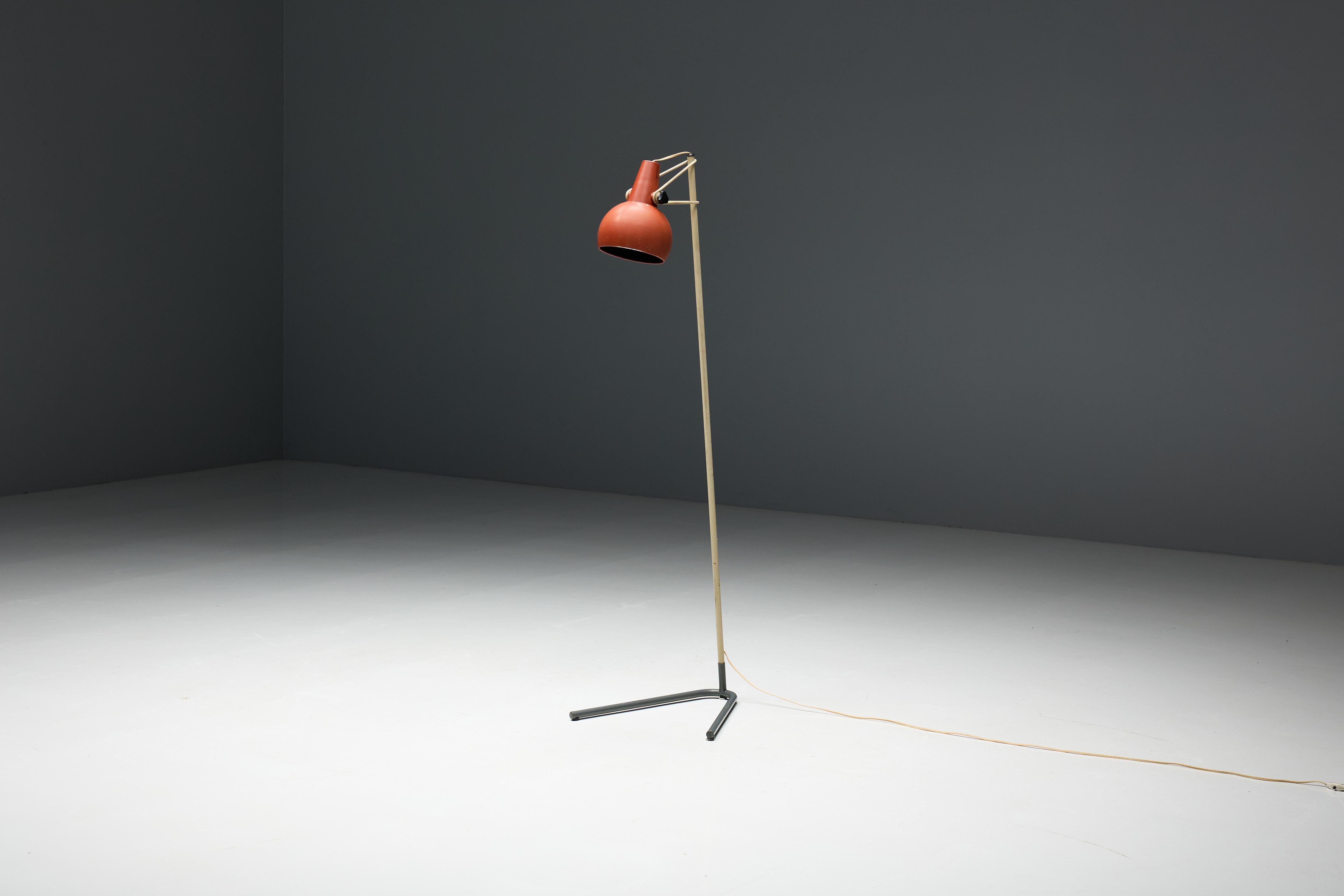 'NX29' Floor Lamp by Louis Kalff for Philips, Netherlands, 1950s For Sale 7