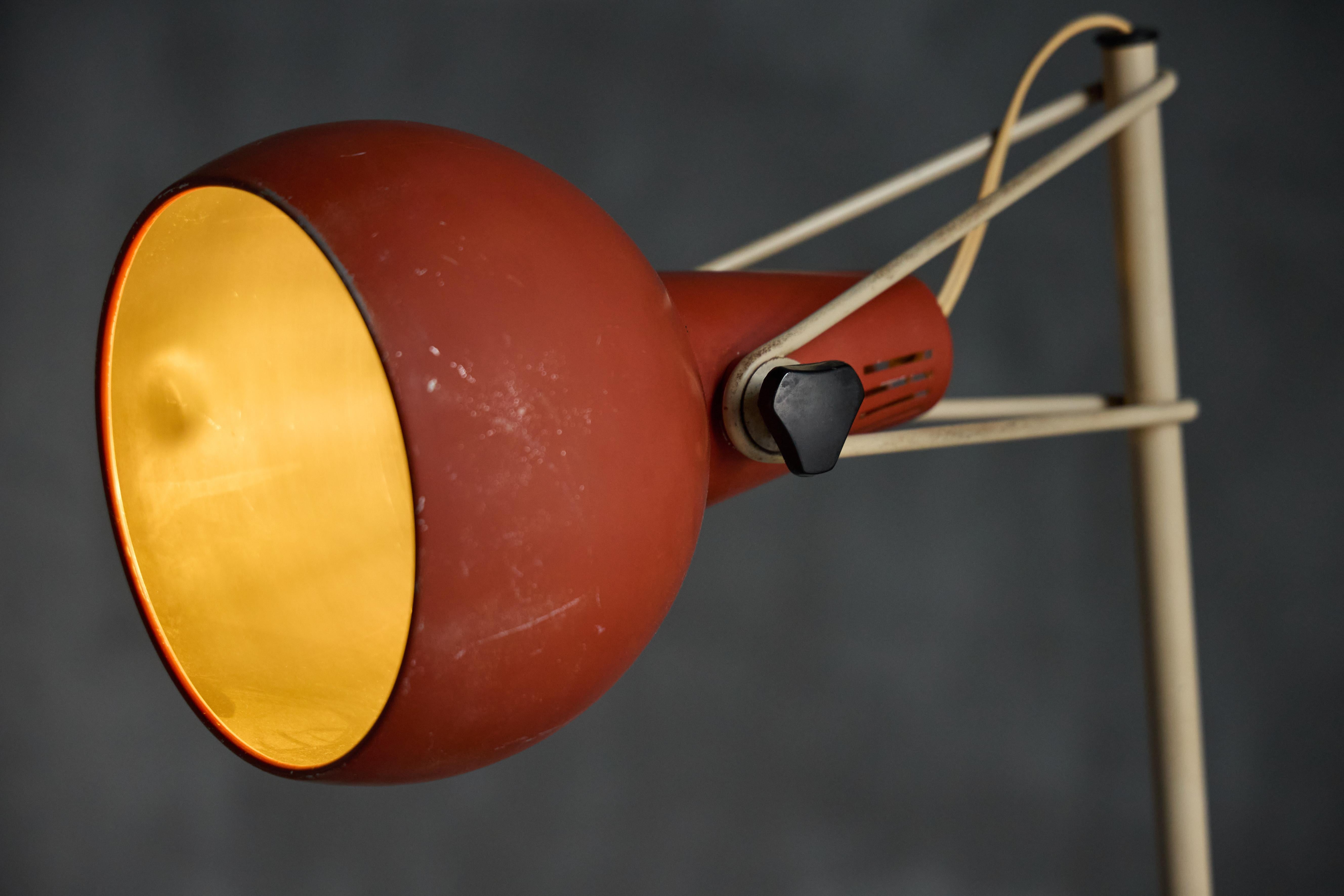 'NX29' Floor Lamp by Louis Kalff for Philips, Netherlands, 1950s For Sale 11