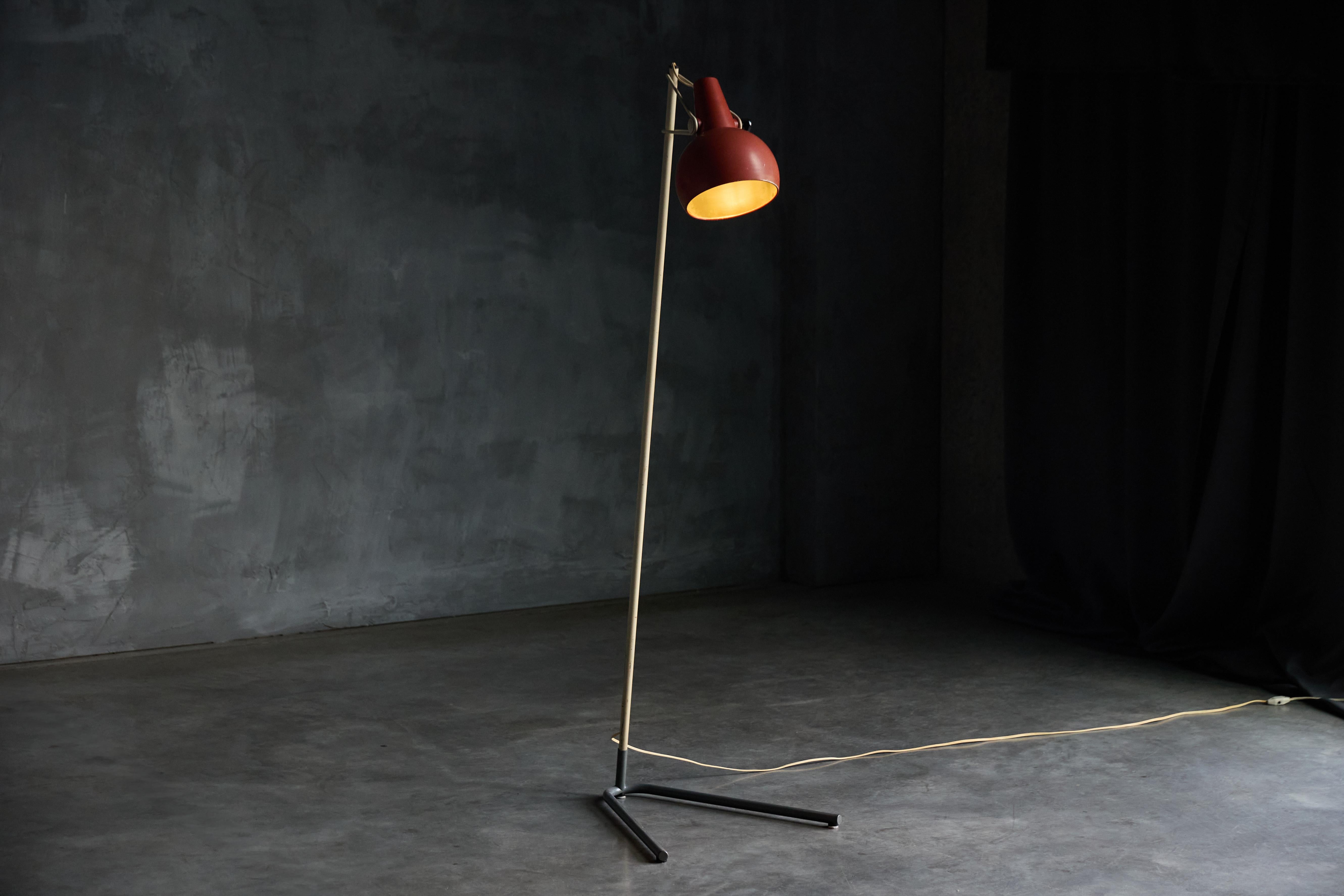 'NX29' Floor Lamp by Louis Kalff for Philips, Netherlands, 1950s For Sale 13