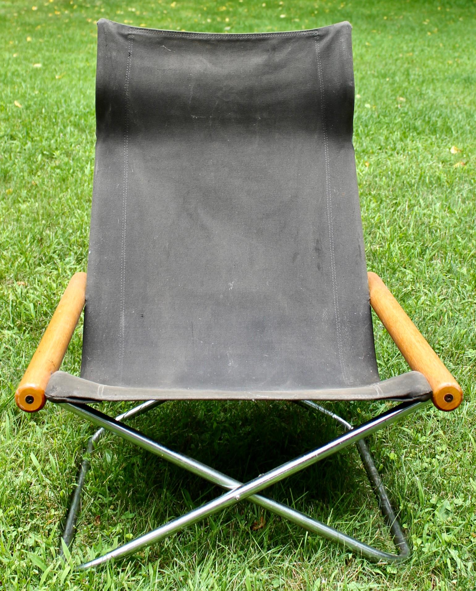 Klappbarer Segeltuch-Sling Chair, Takeshi Nii, NY (Japanisch)