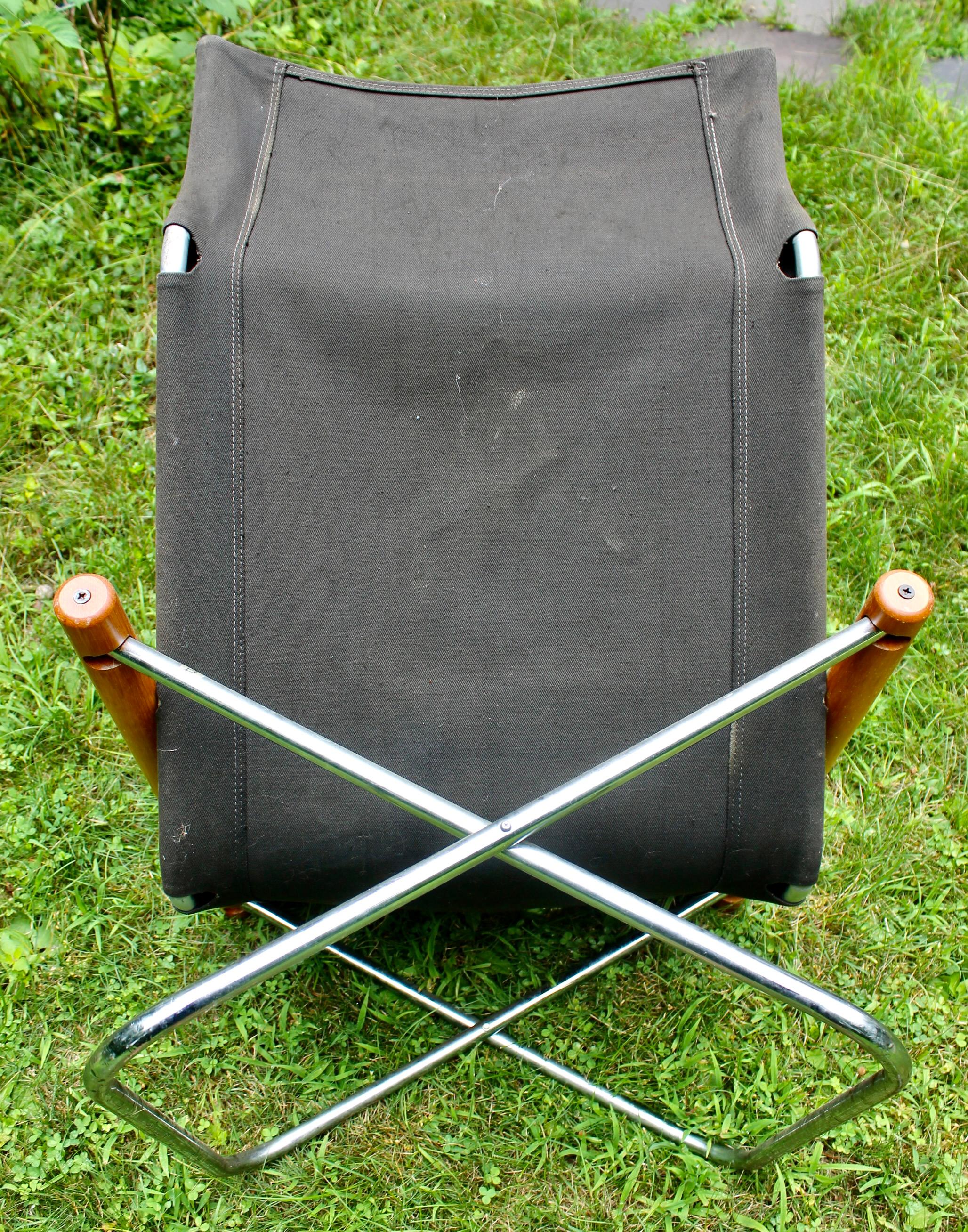 Klappbarer Segeltuch-Sling Chair, Takeshi Nii, NY (Leinwand)