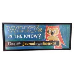 Used NY Journal American Maquette/Billboard Mock UP