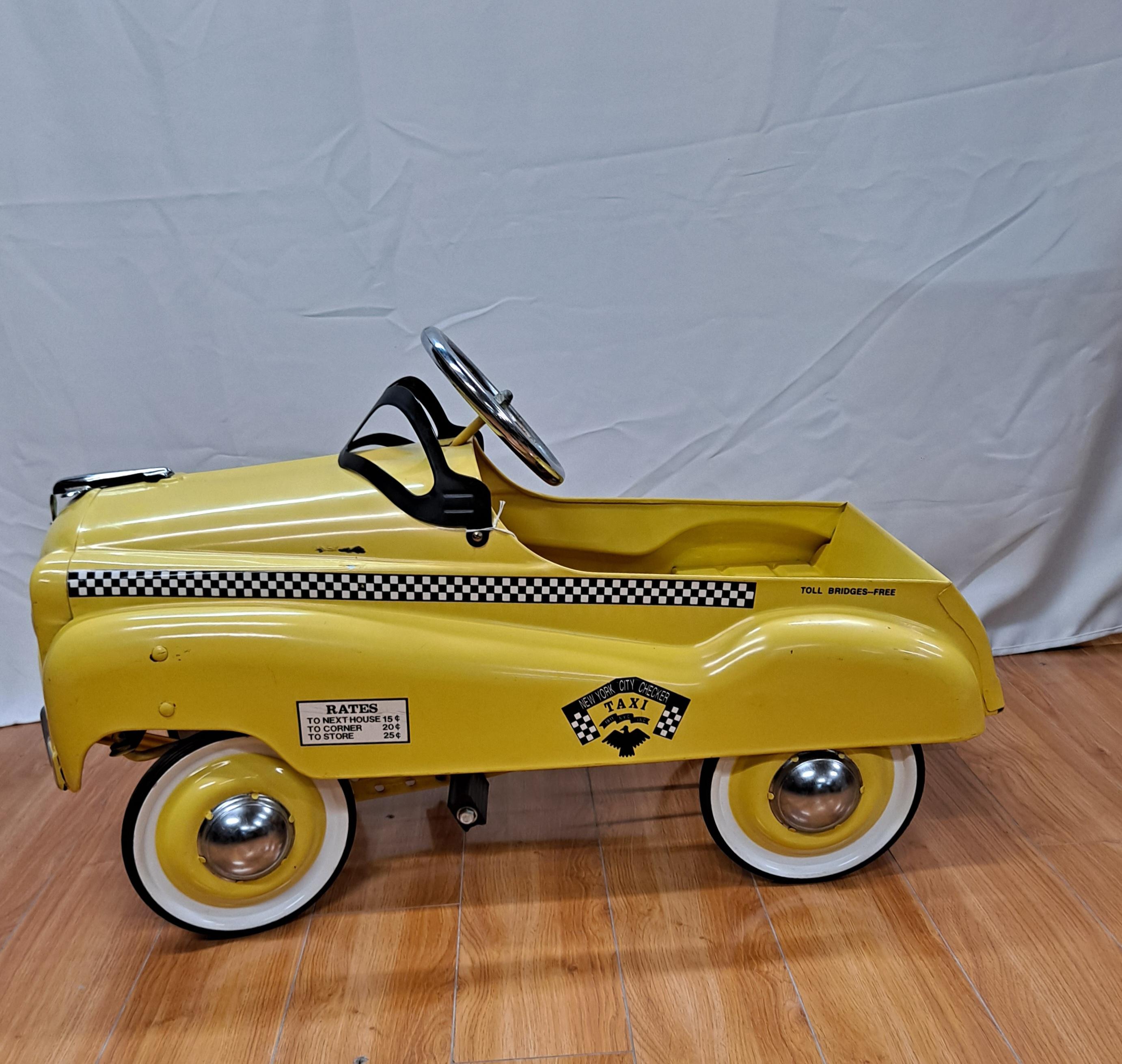 NY Yellow Taxi Peddle Car

Reproduction

37