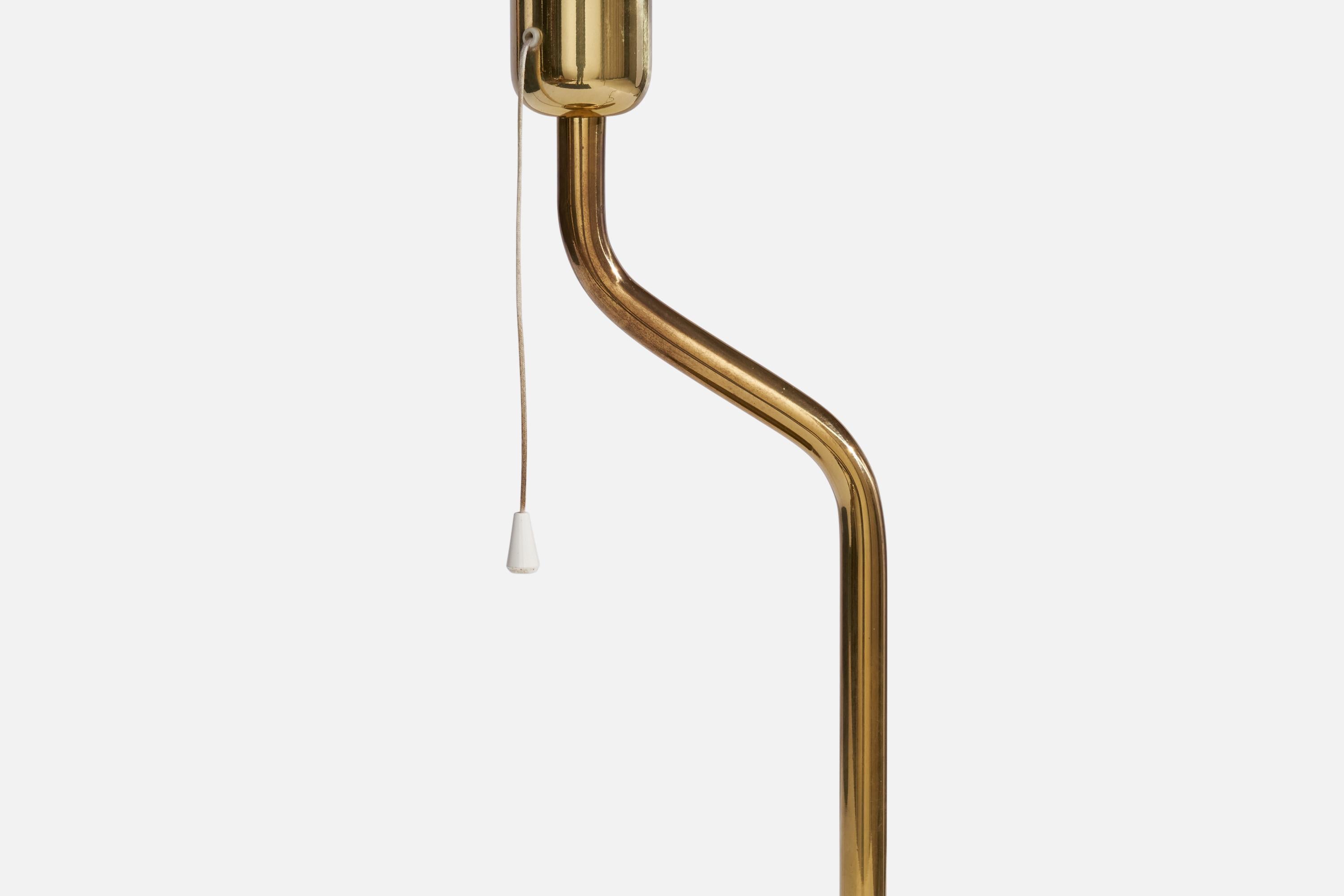 Scandinavian Modern Nya Öia, Table Lamp, Brass, Sweden, 1960s For Sale