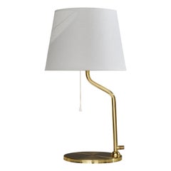 Nya Öia, lampe de table, laiton, Suède, années 1970