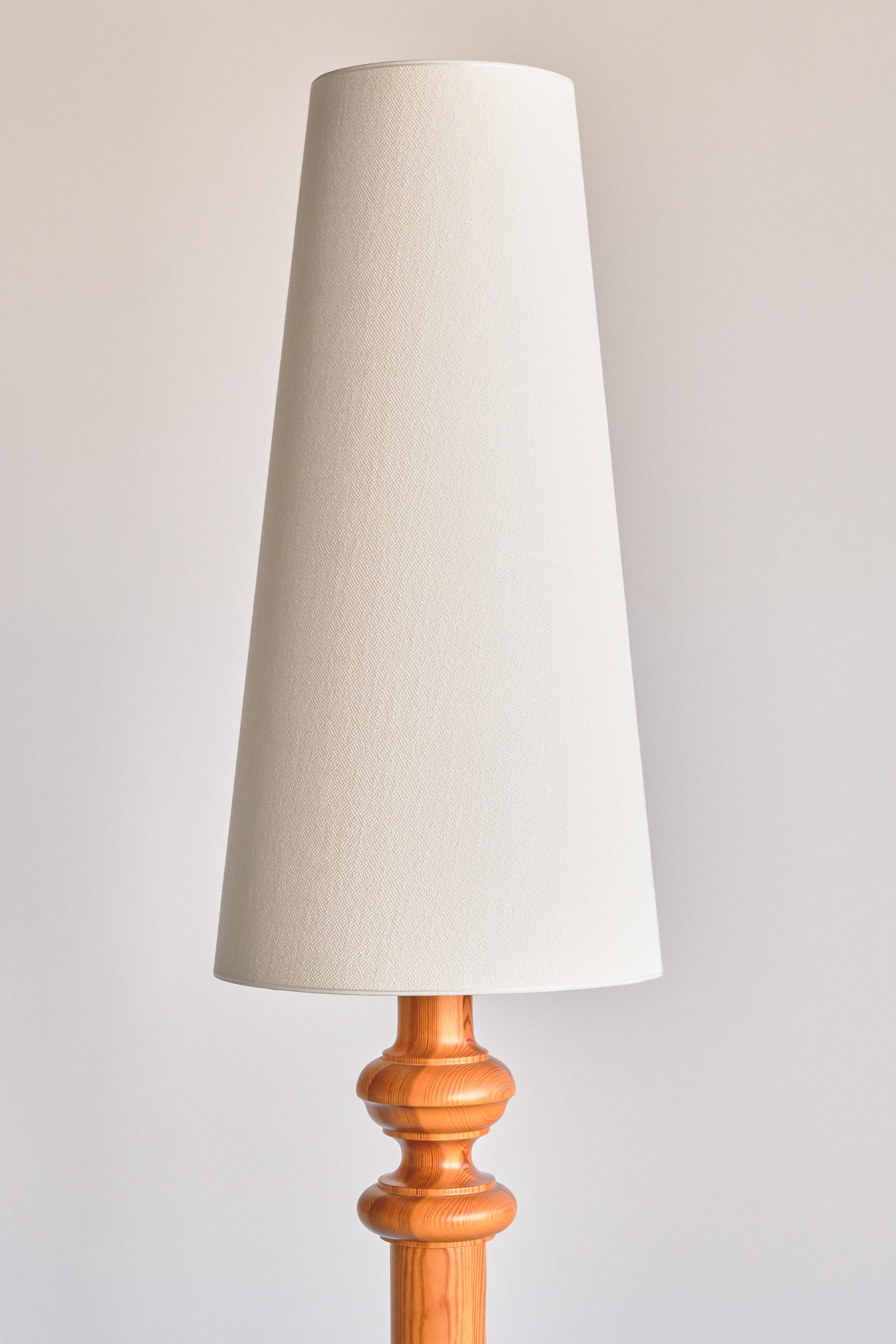 tall wood floor lamp