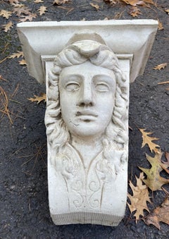 NYC Architectural Element circa Turn of the Century Plaster Face