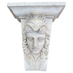 NYC Architectural Element circa Turn of the Century Plaster Face