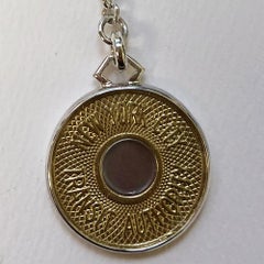 Llavero de plata 925 NYC Bullseye