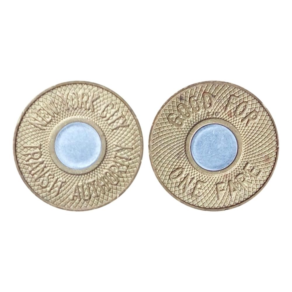Women's or Men's NYC Bullseye 925 Silver Keychain For Sale