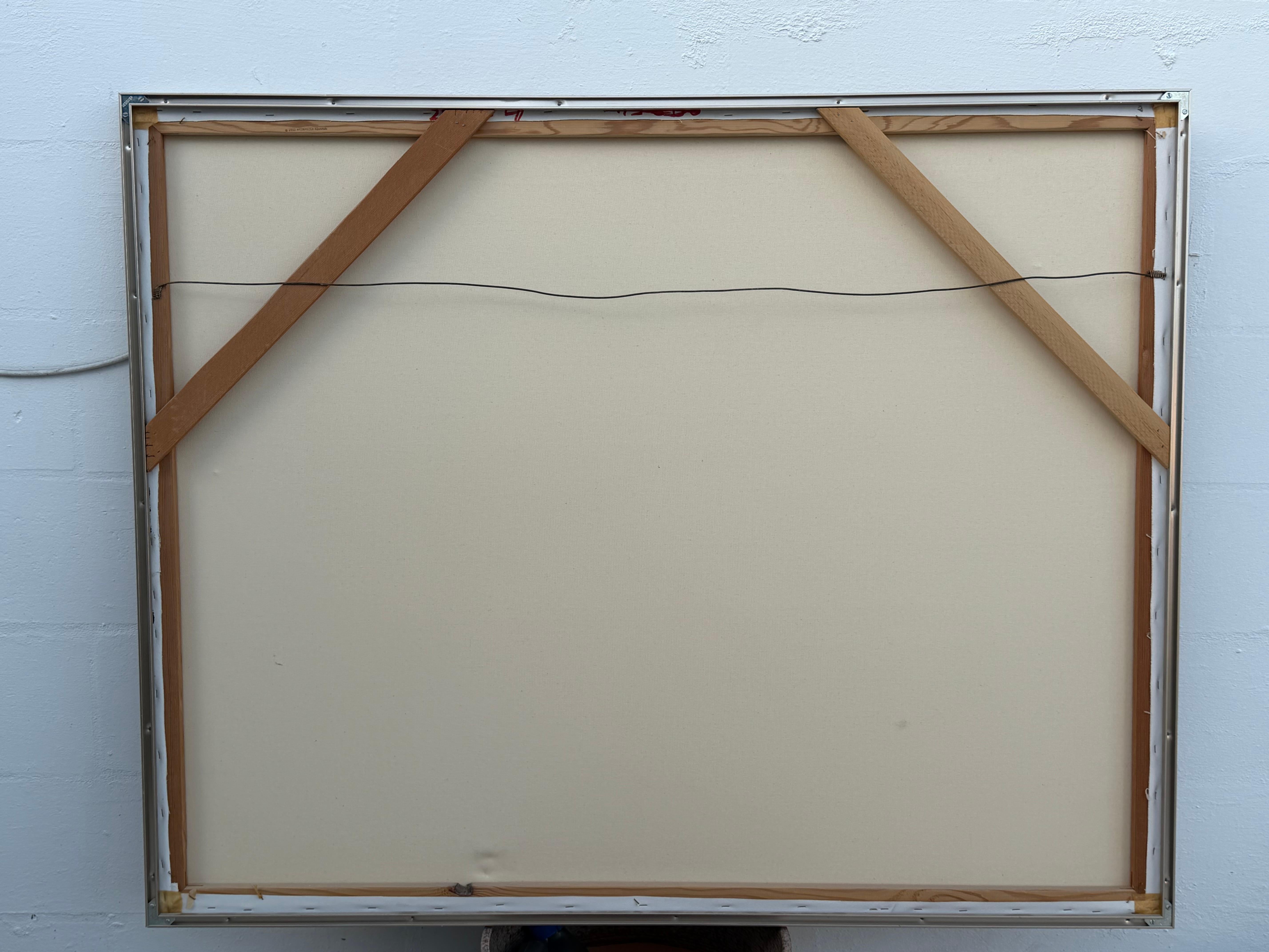 NYC Cityscape Gemälde von Albert ca' 1993 Dekor im Angebot 2