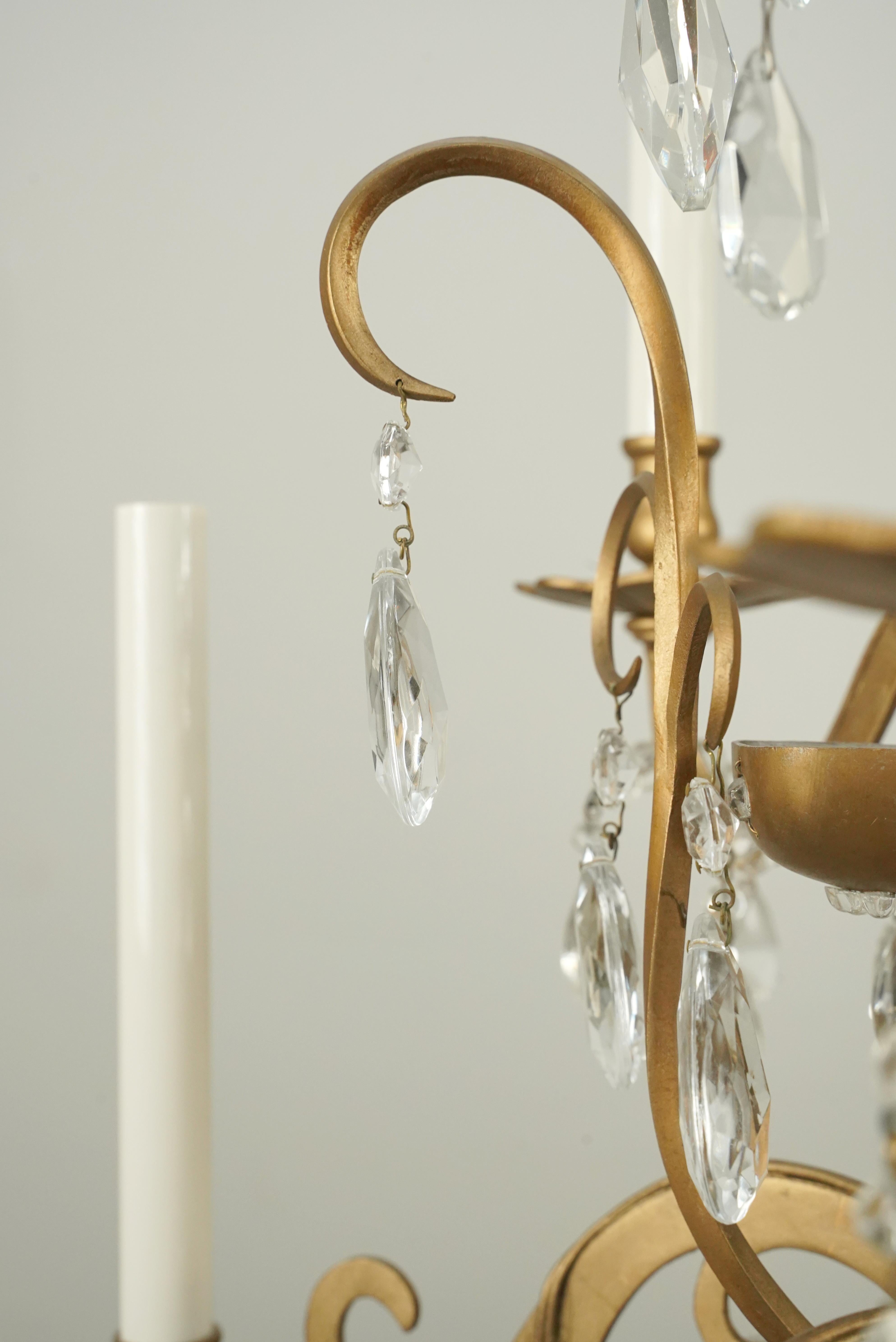 NYC Plaza Hotel French Crystal Chandelier For Sale 8