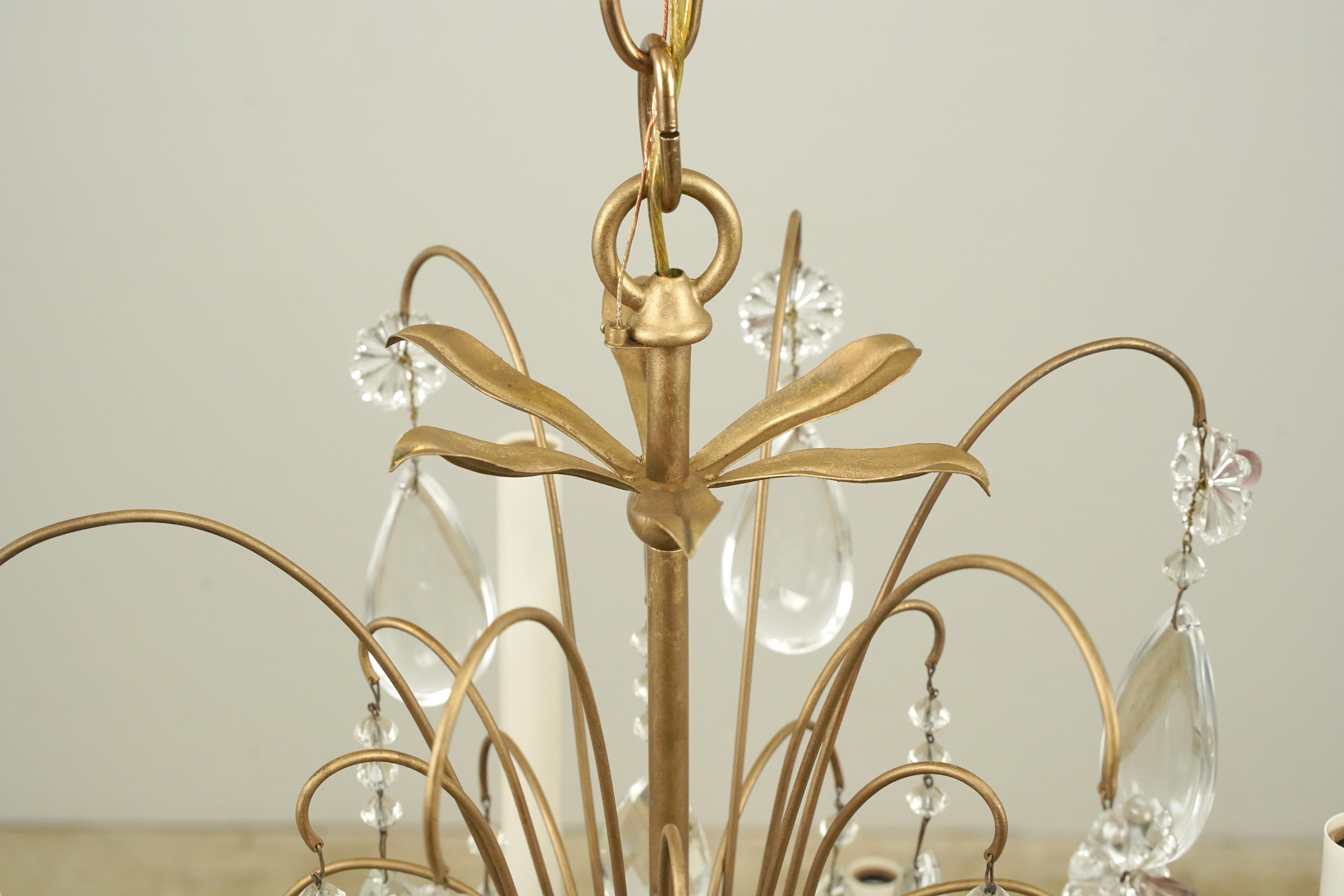 NYC Plaza Hotel French Crystal Chandelier For Sale 9