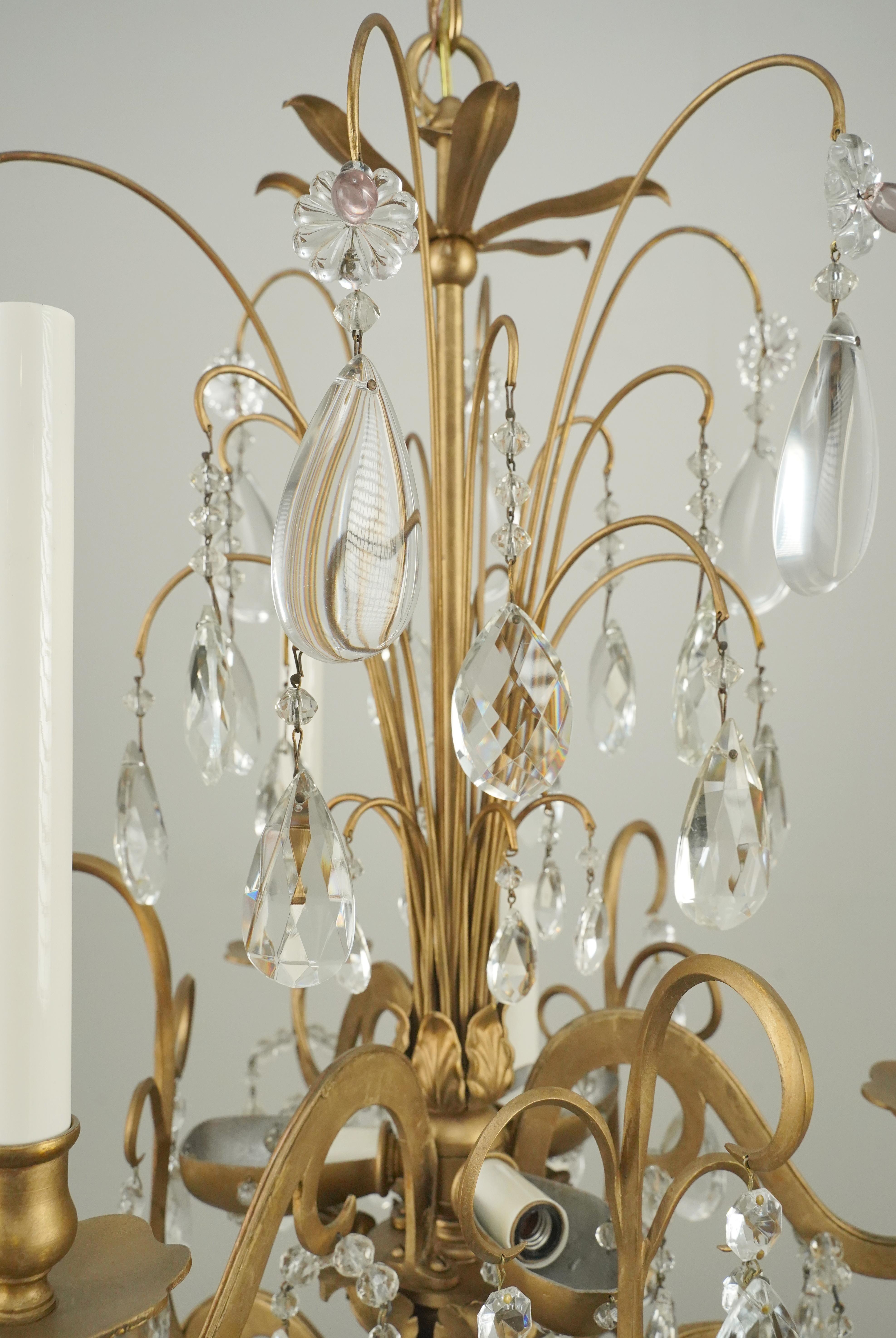 NYC Plaza Hotel French Crystal Chandelier For Sale 1