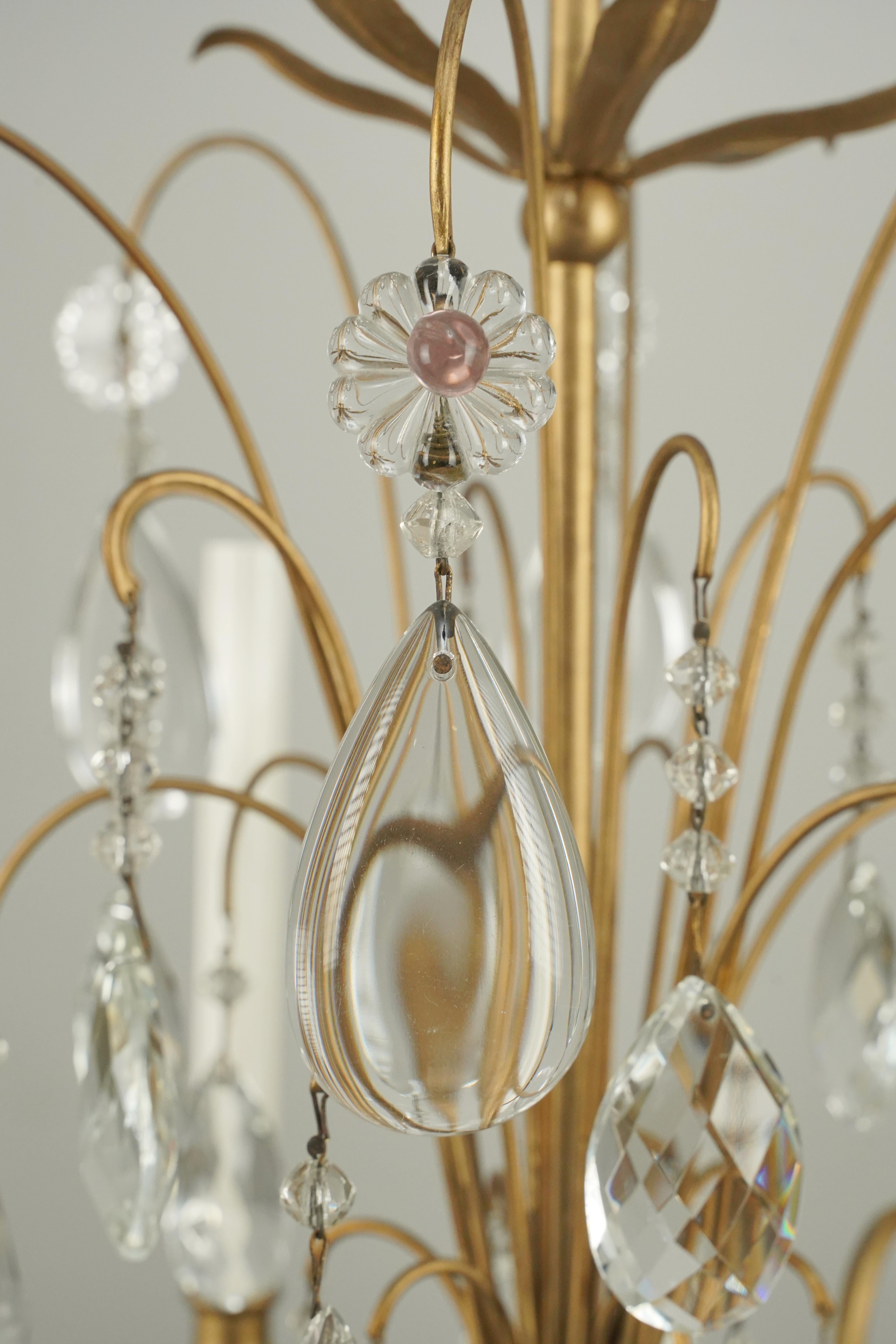 NYC Plaza Hotel French Crystal Chandelier For Sale 2