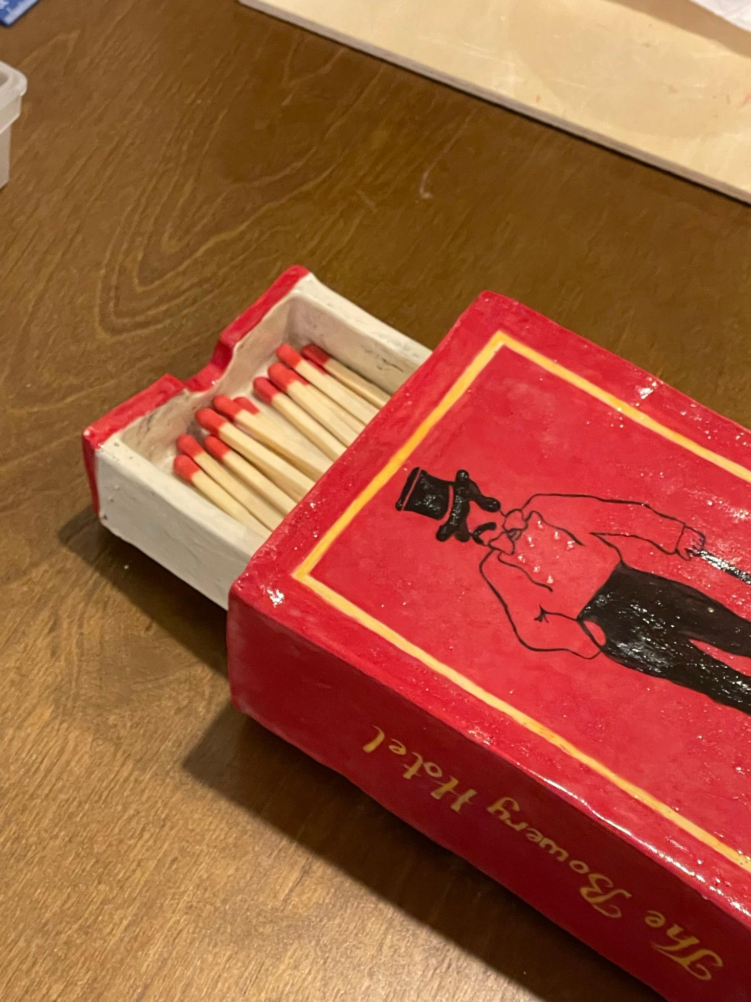 The Matchbox Series is composed of roughly 5”x 8” boxes that make direct references to iconic NYC institutions. These boxes come with slide out inserts that are filled with oversized matches, roughly 20-30 per order. There is also a fully
