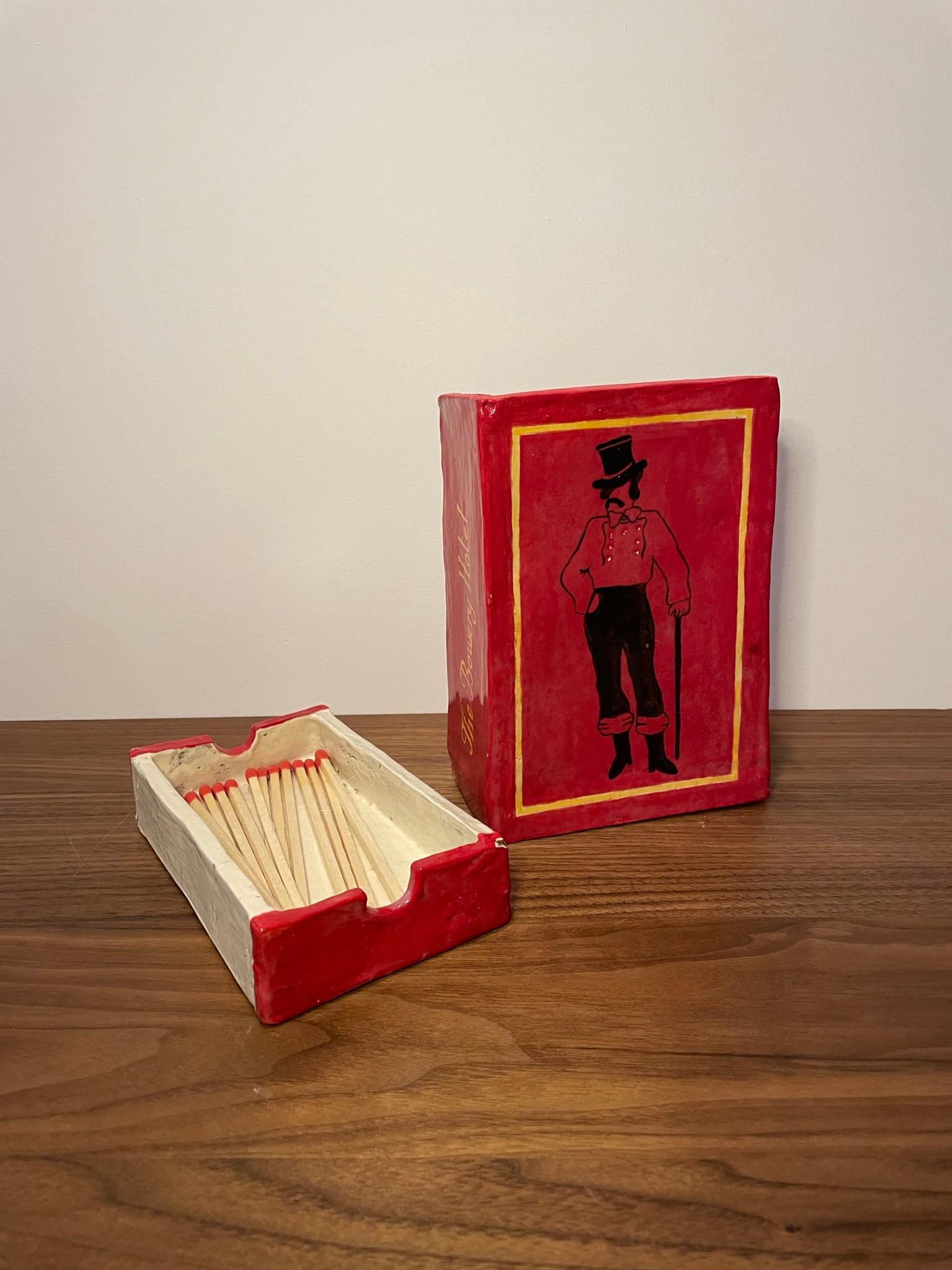 American NYC Restaurant Oversized Matchbox For Sale