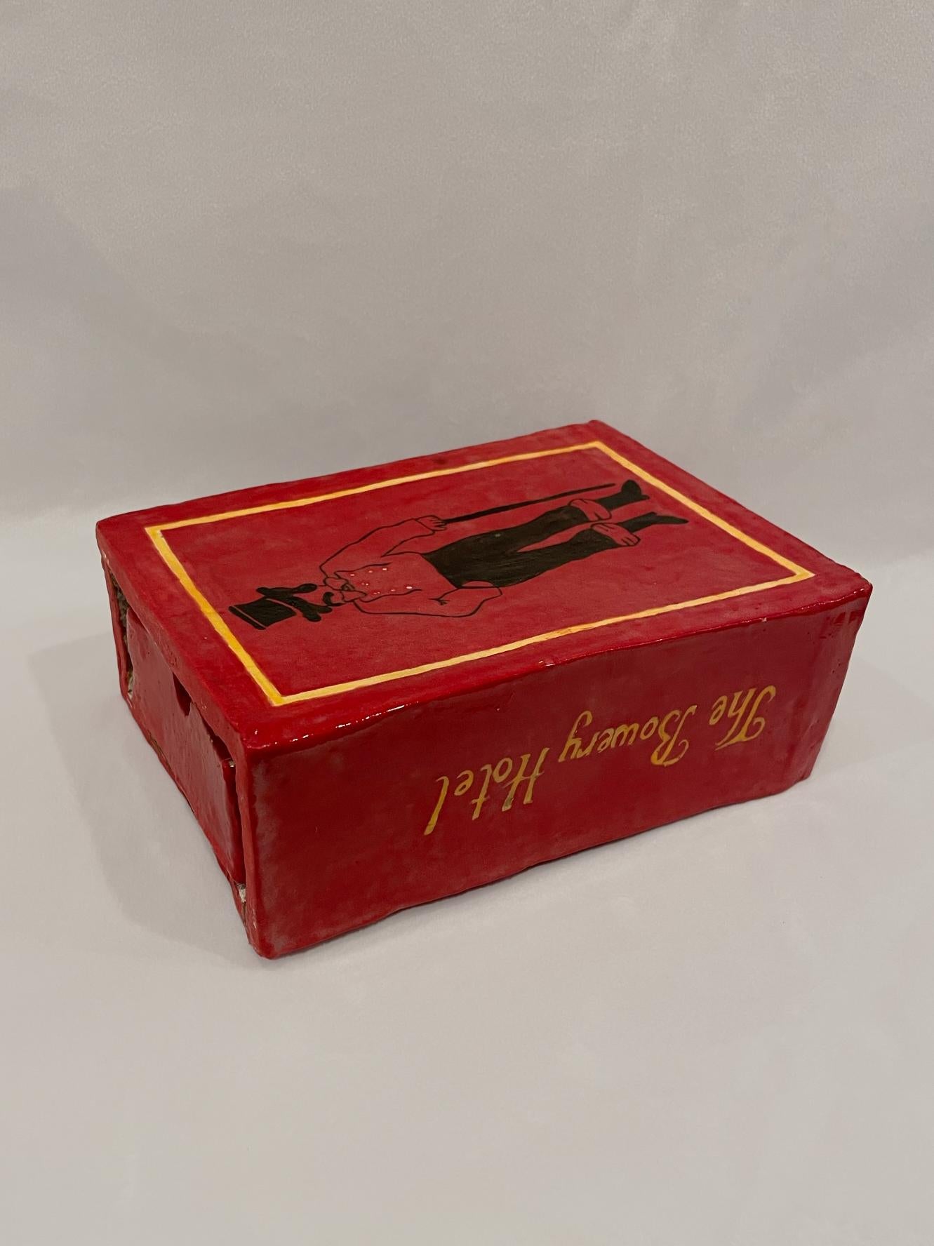Glazed NYC Restaurant Oversized Matchbox For Sale