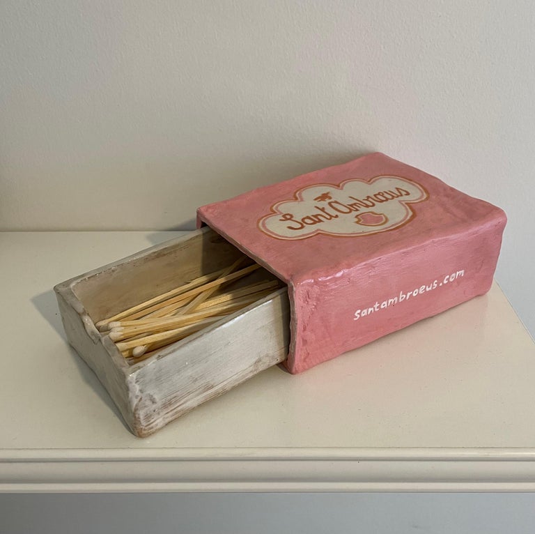 NYC Restaurant Oversized Matchbox For Sale at 1stDibs