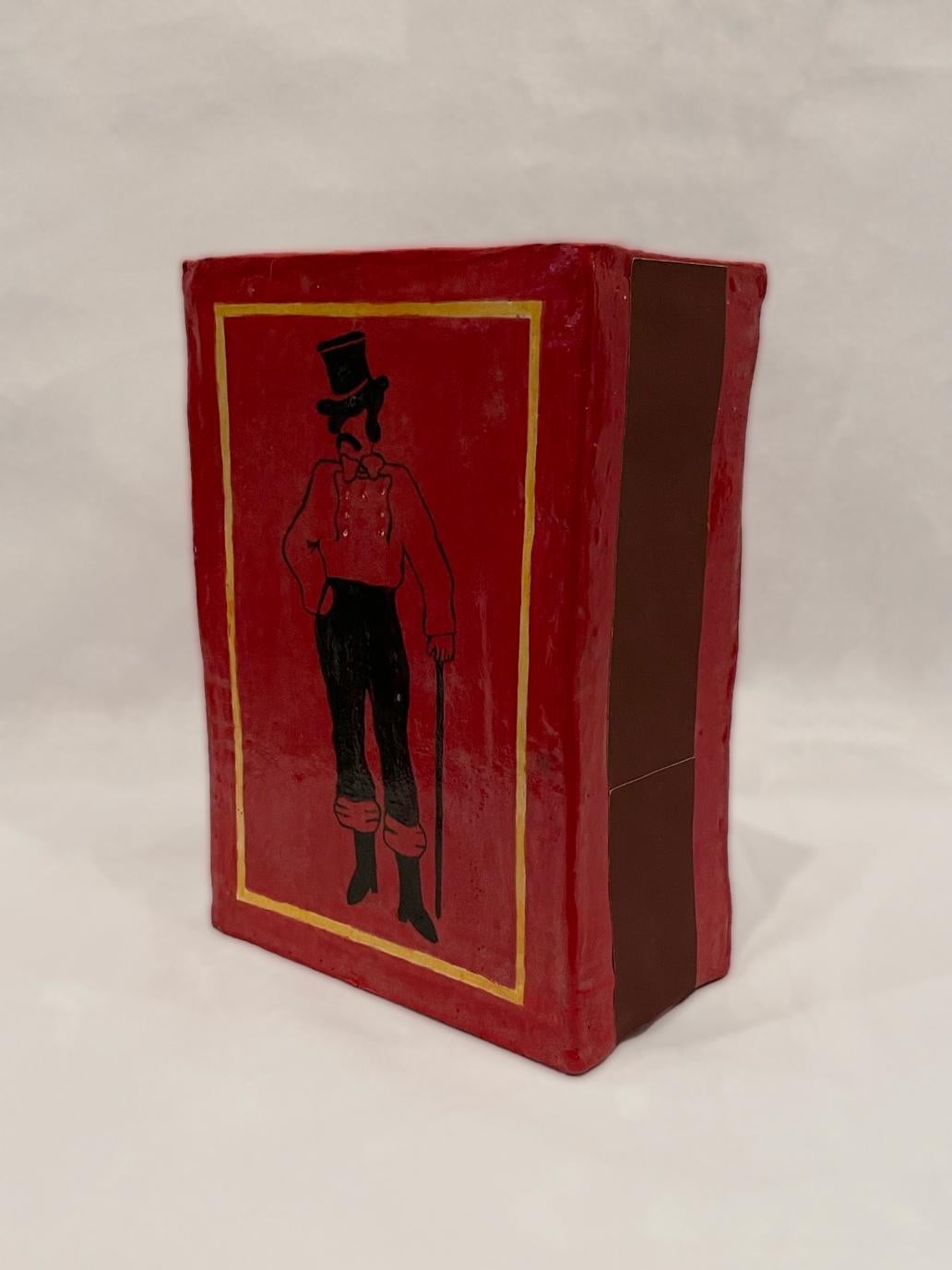 Ceramic NYC Restaurant Oversized Matchbox For Sale