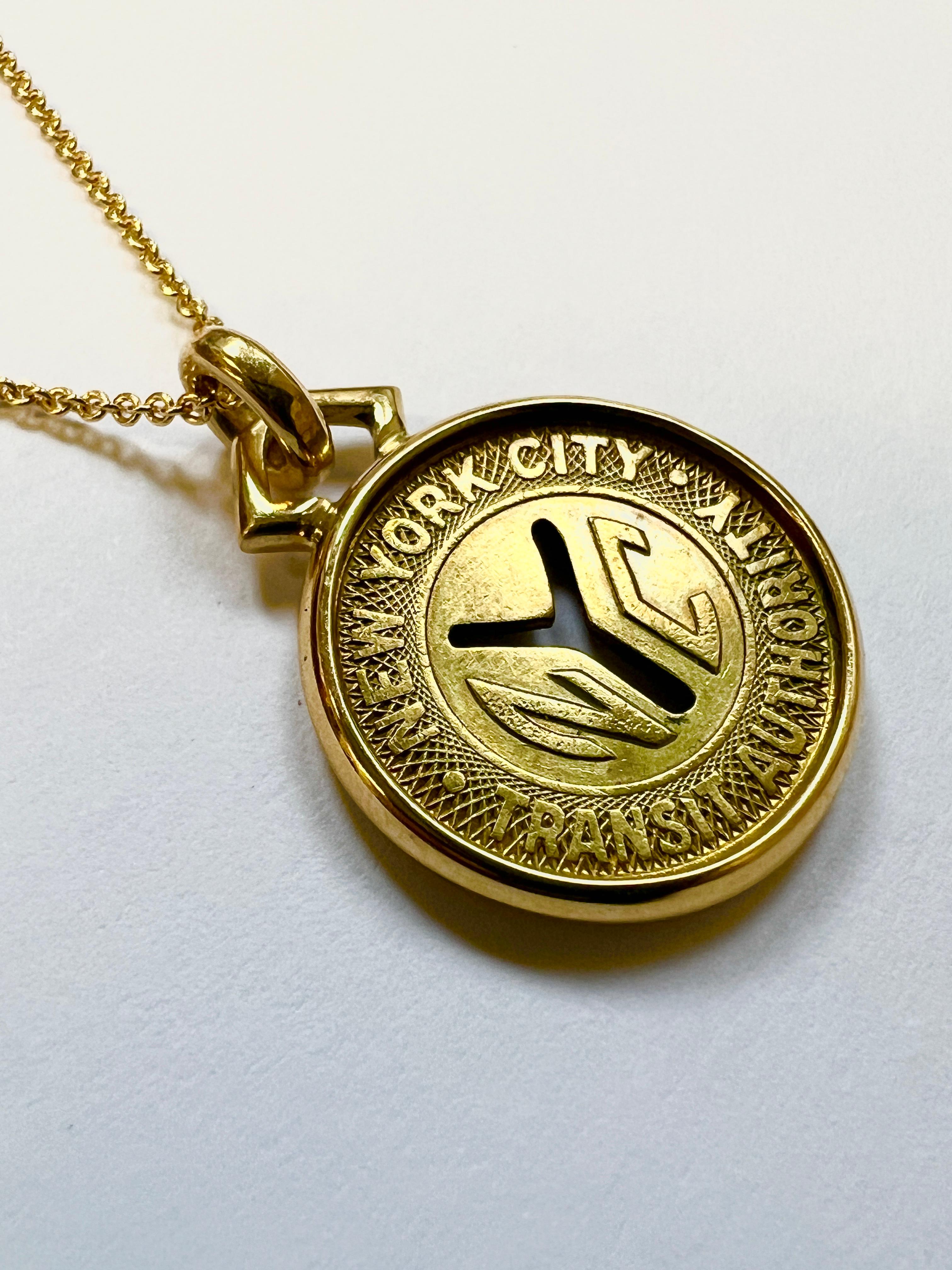 Capture the Spirit of NYC with Michael Bondanza's 18K Yellow Gold Small 