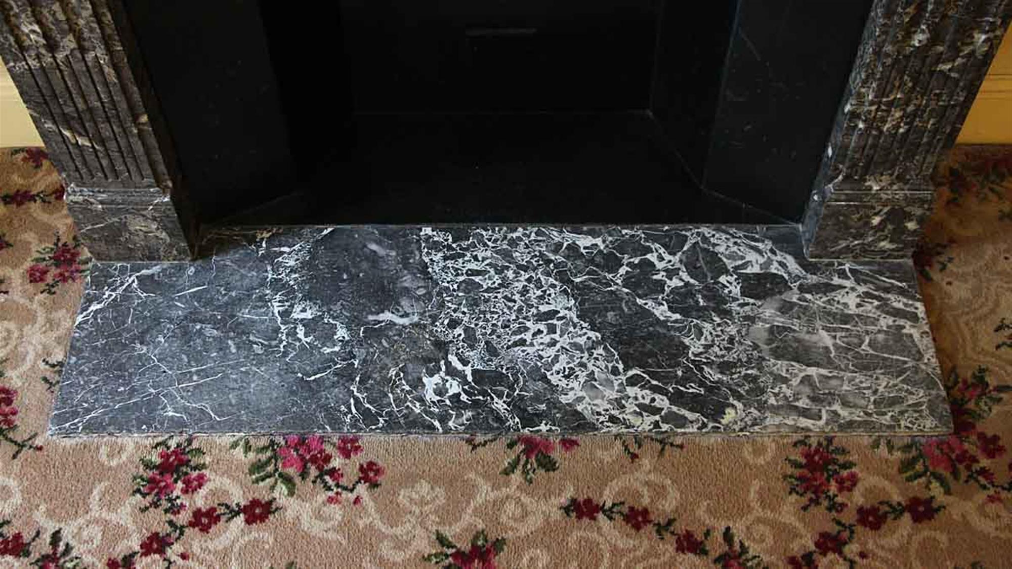 Louis XVI Gray Marble French Regency Mantel Waldorf Astoria Hotel For Sale 7