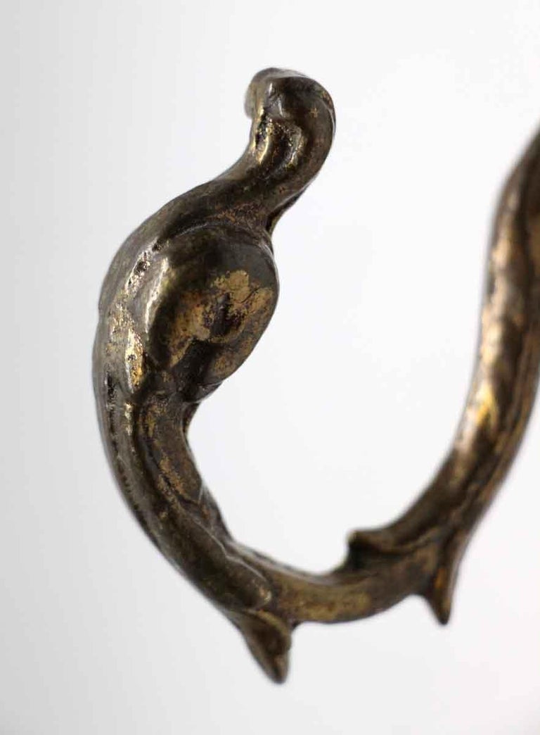 NYC Waldorf Astoria Hotel Bronze Swan Hook or Curtain Tie Back For Sale