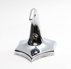 NYC Waldorf Astoria Hotel Chrome over Brass Waldorf Bathroom Hook