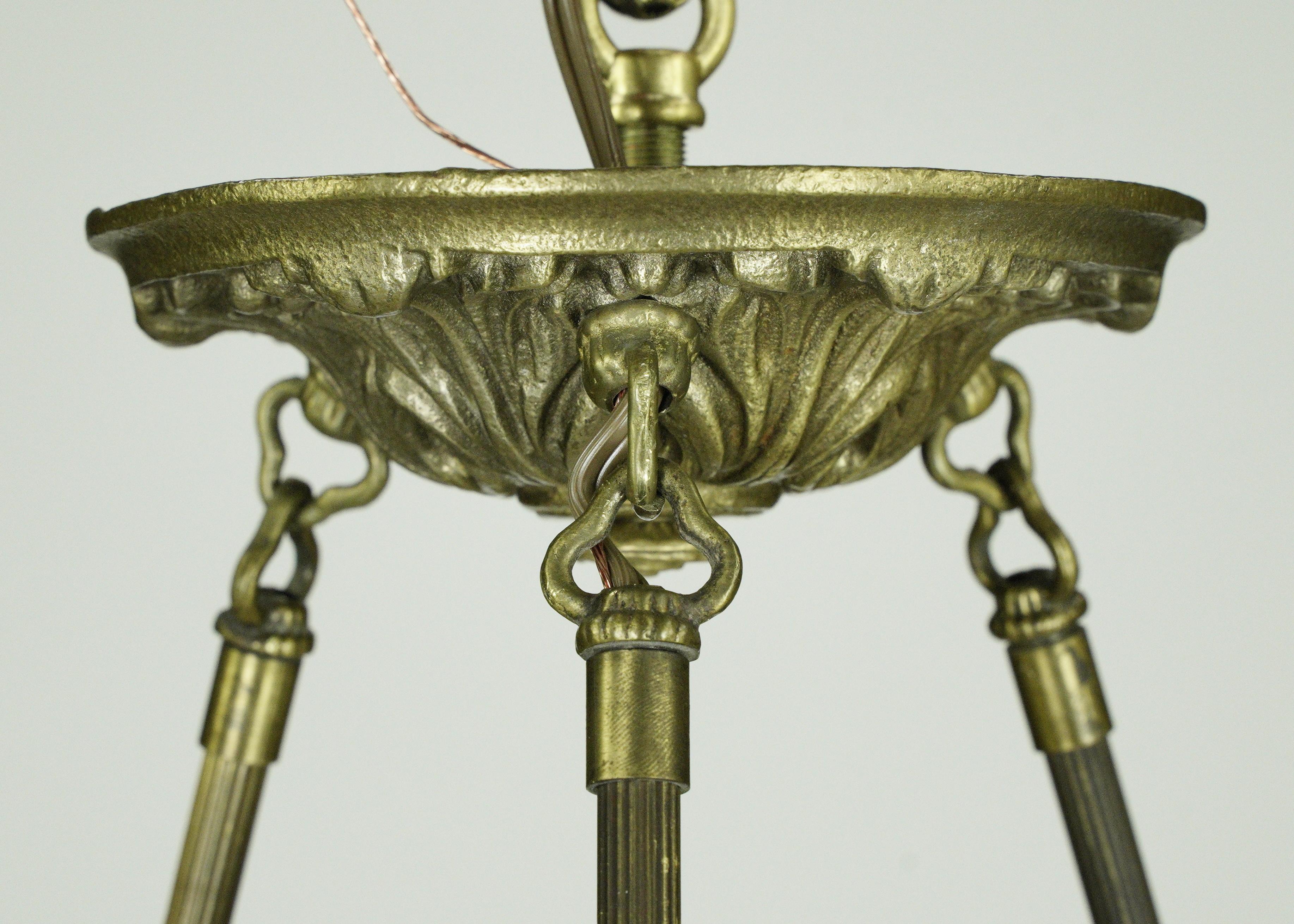 NYC Waldorf Astoria Hotel Empire Suspension Chandelier Pendentif en vente 2