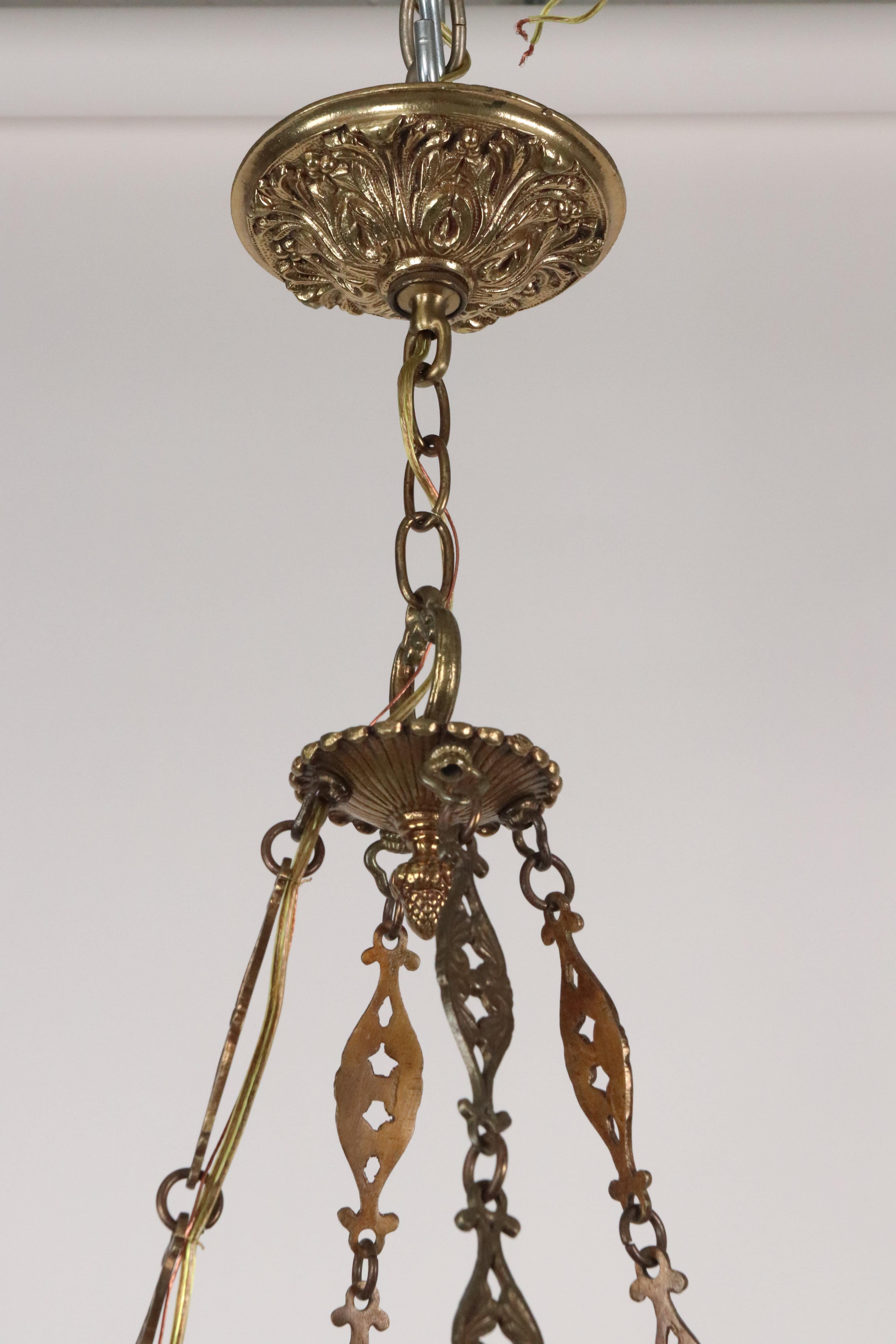 NYC Waldorf Astoria Hotel Empire Style 8 Arm Chandelier For Sale 10