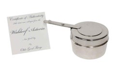 NYC Waldorf Astoria Hotel Fuel Holder with Flapper