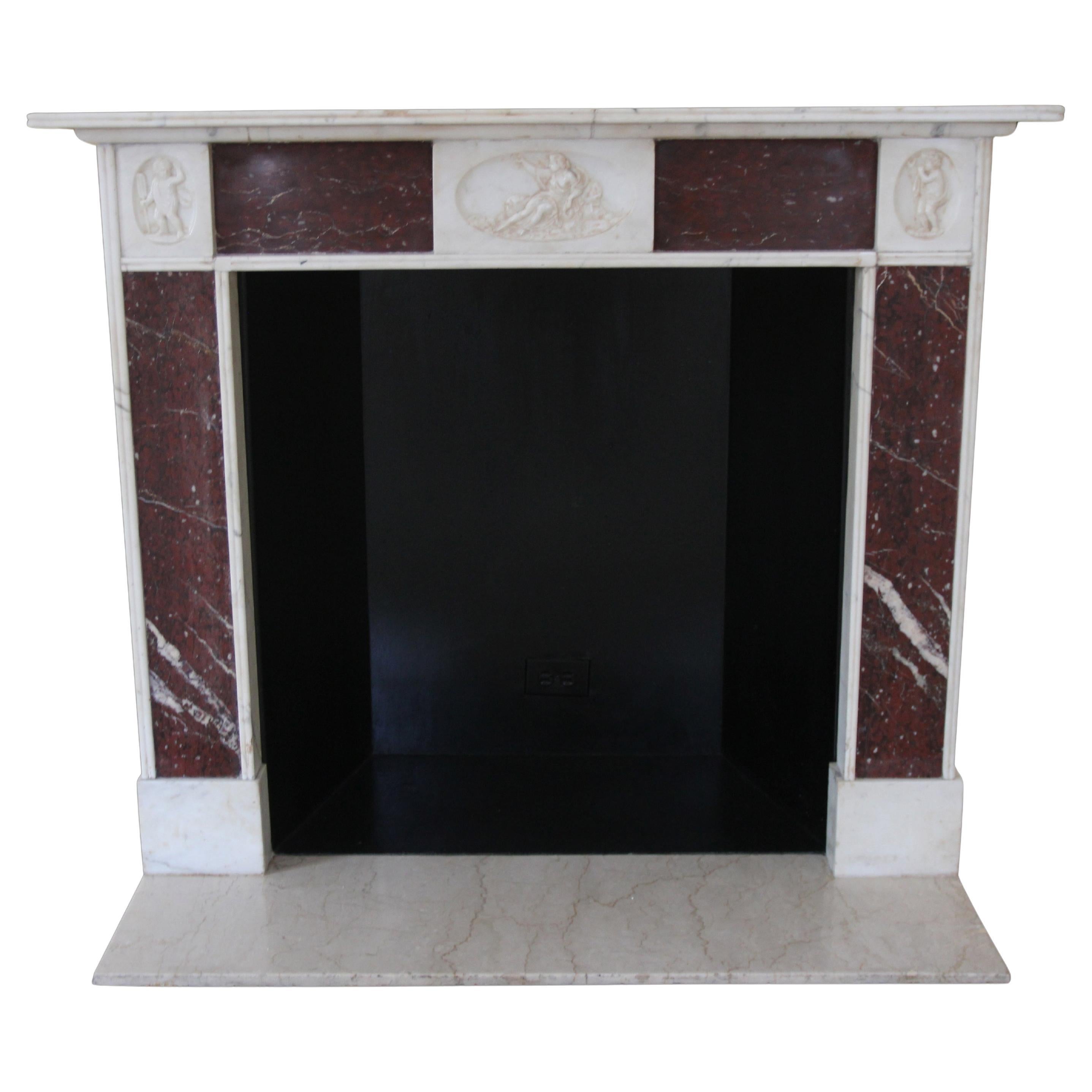 NYC Waldorf Astoria Hotel Marble Mantel English Regency Style