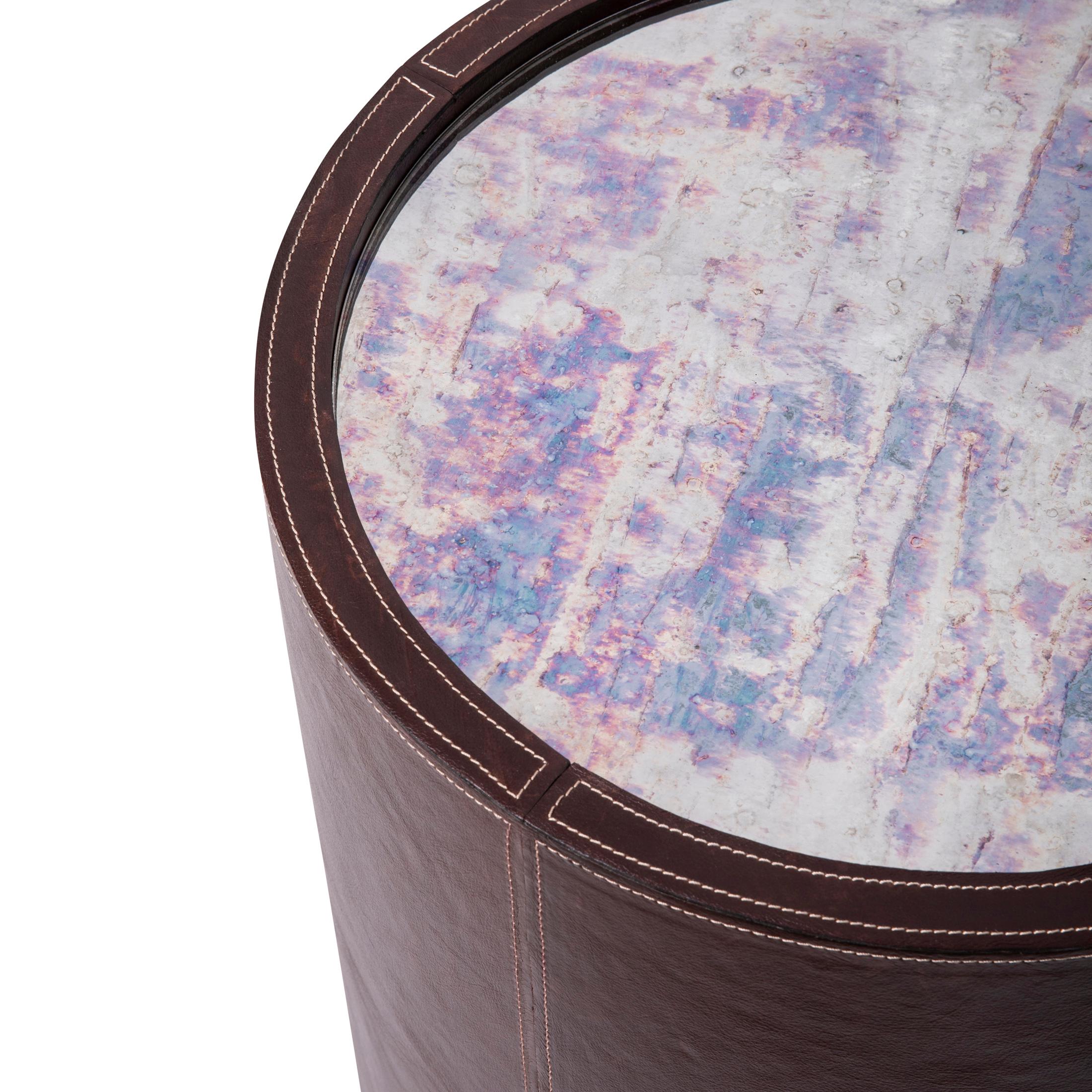 Table Nyla - Cuir en vente 2