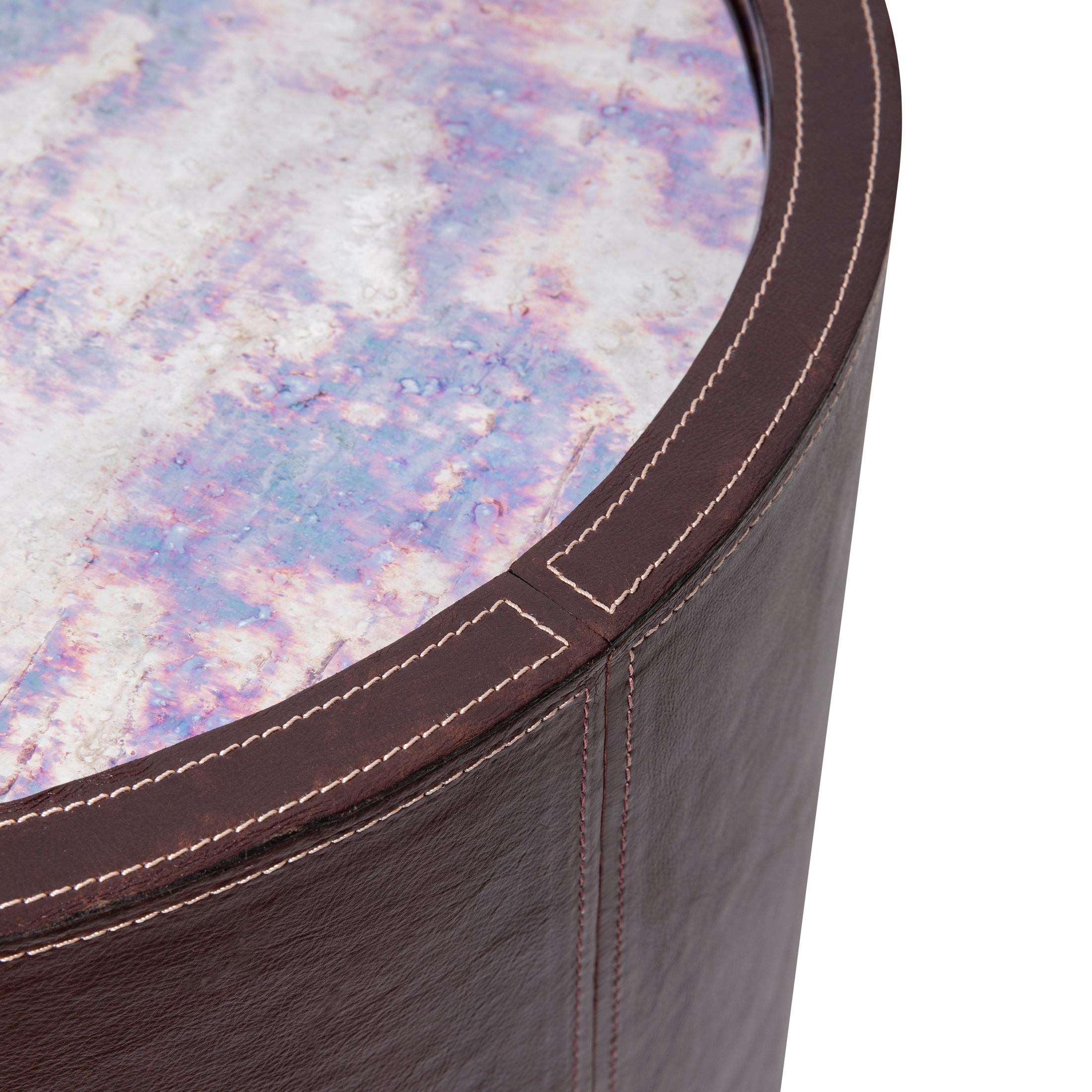 Table Nyla - Cuir en vente 3