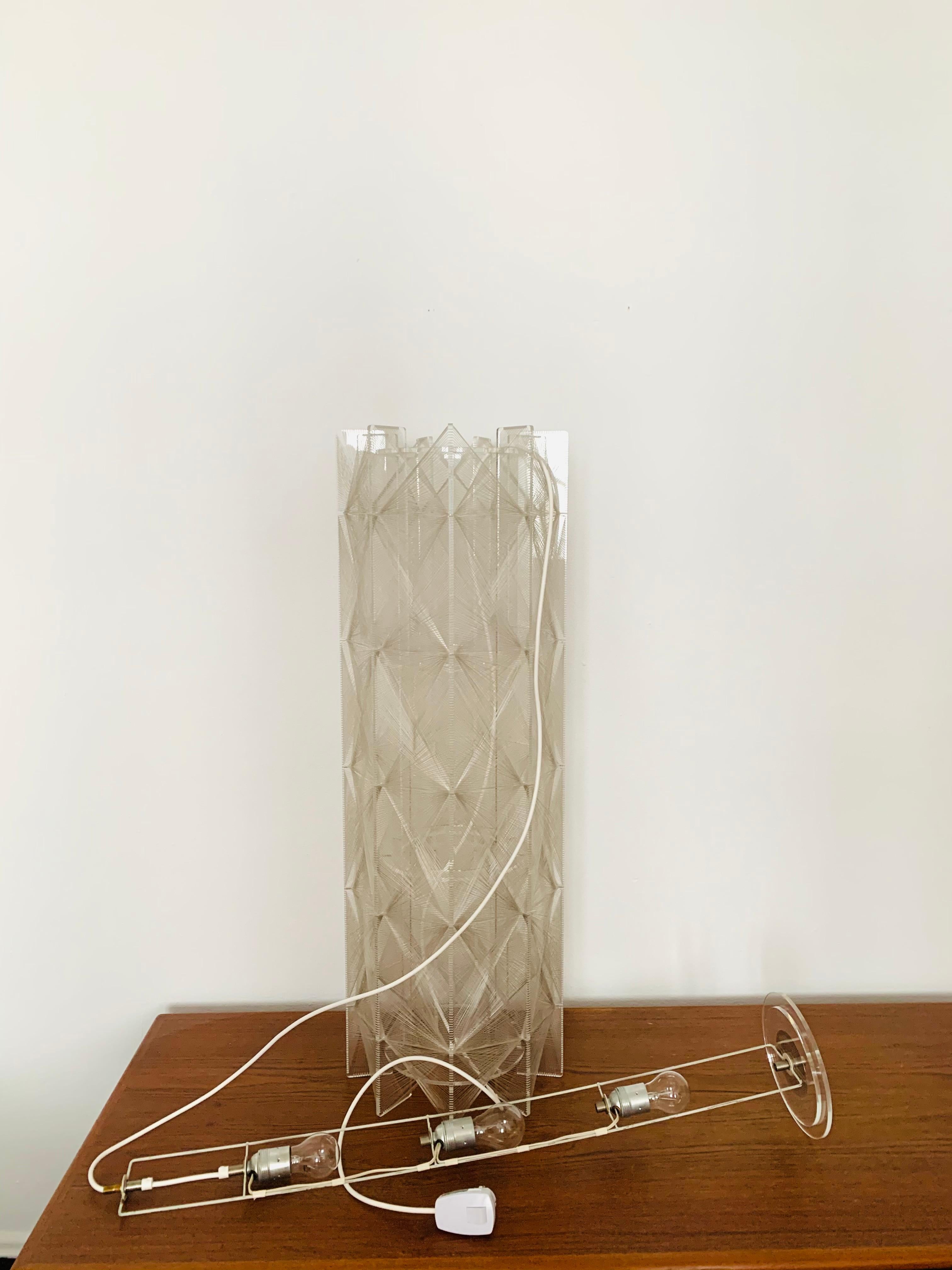 Lampada da terra in filo di nylon di Paul Secon per Sompex in vendita 5