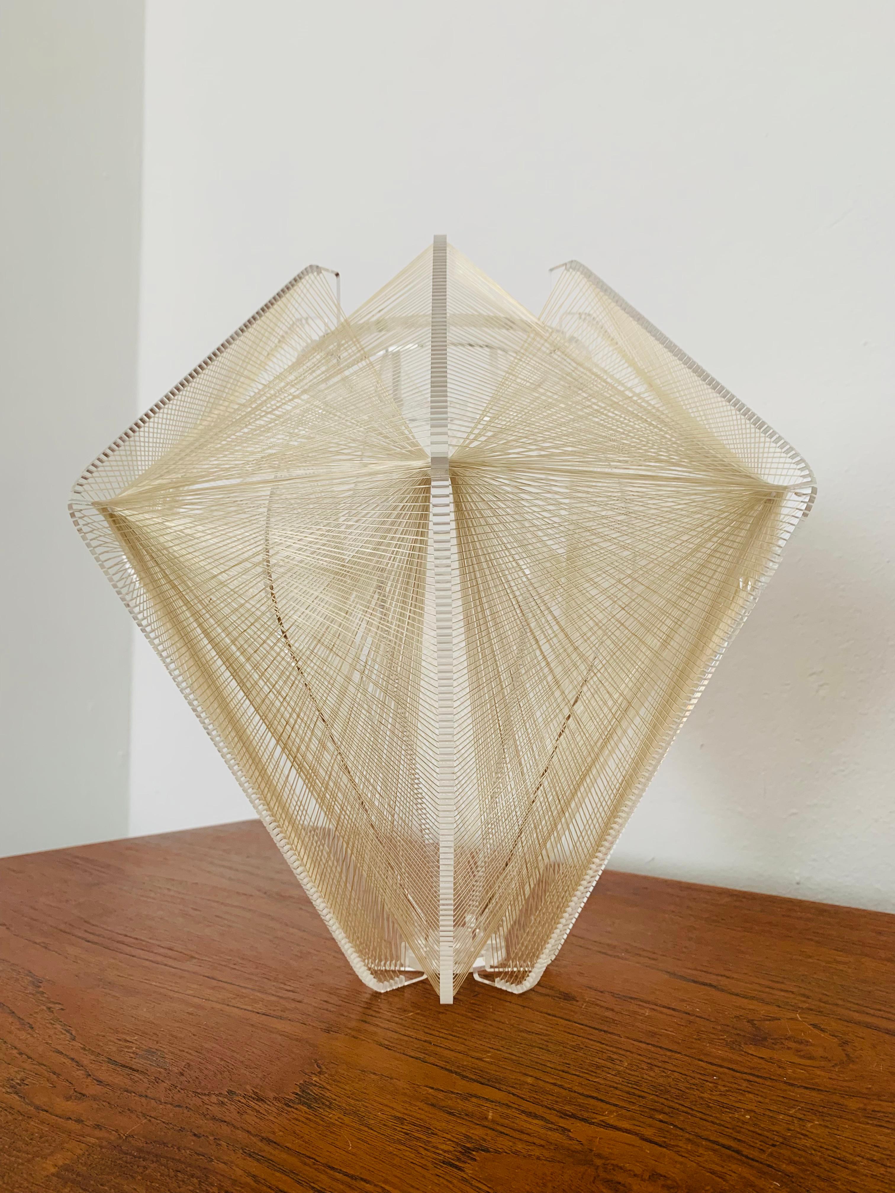 Lampada a sospensione in filo di nylon di Paul Secon per Sompex in vendita 5