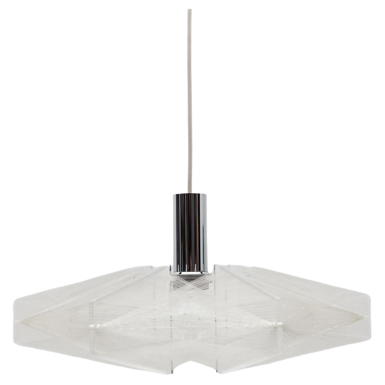Nylon Thread Pendant Lamp by Paul Secon for Sompex, Germany 1960s