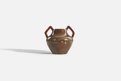 Nyman & Nyman, Vase, Stoneware, Höganäs, Sweden 1940s