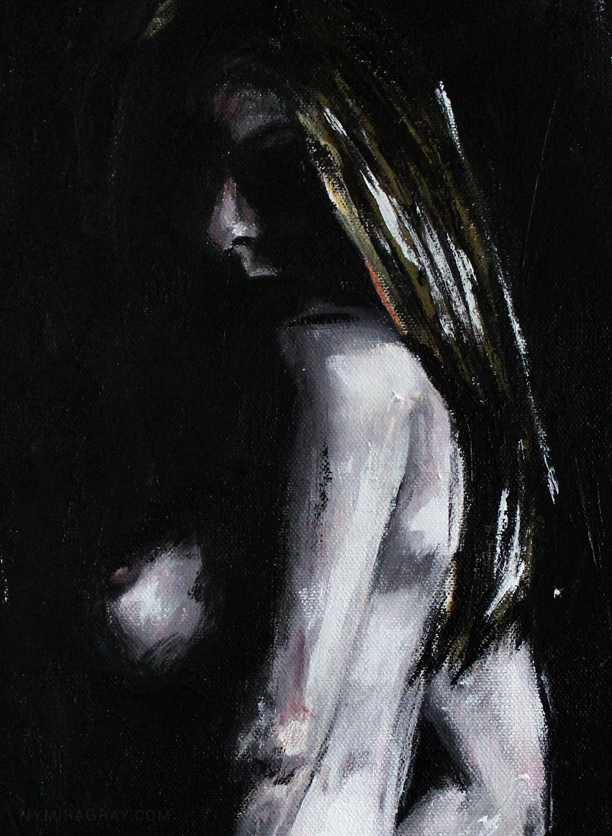 #5 (FIGURE SERIES #3), Painting, Acrylic on Canvas For Sale 2