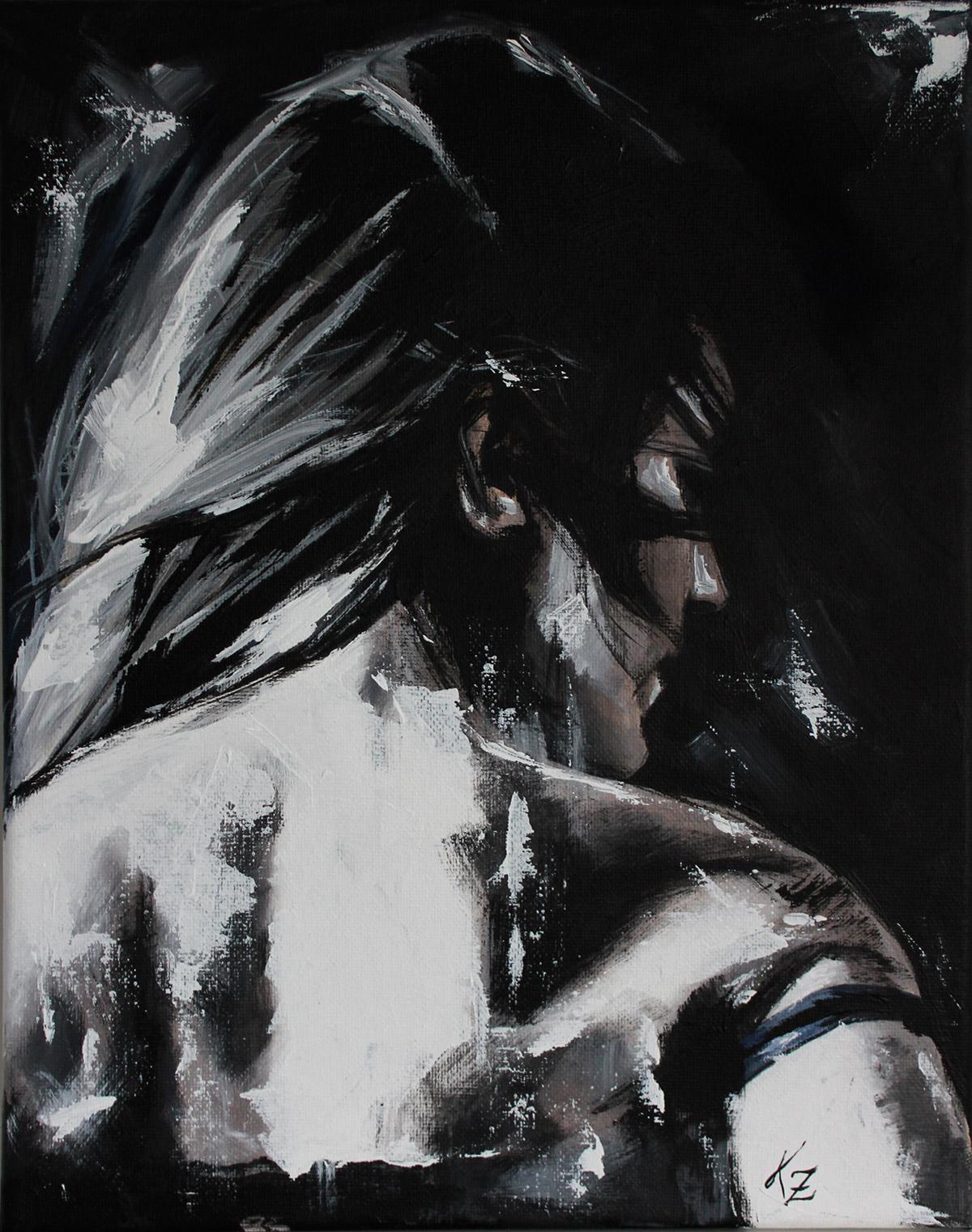 Katia, Pintura, Acrílico sobre lienzo - Painting de Nymira Gray