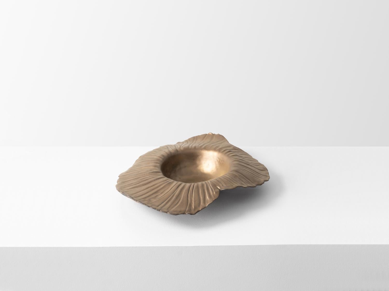 Trish DeMasi
Nymph bowl, 2022
Metallic glazed stoneware
Measures: 2.5 x 12.25 x 11.5 in.