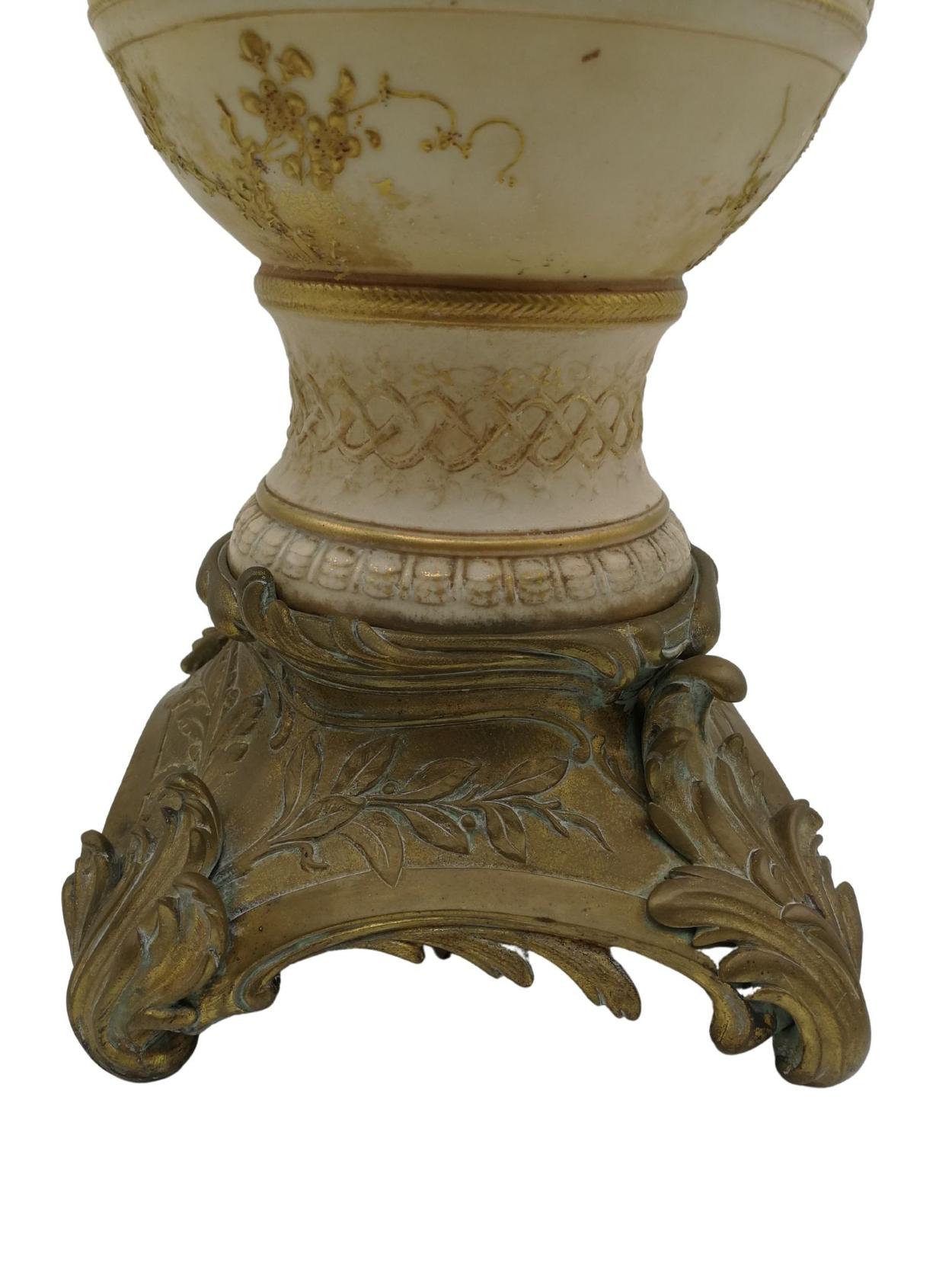 Nymph Vase Lamp Art Nouveau For Sale 2
